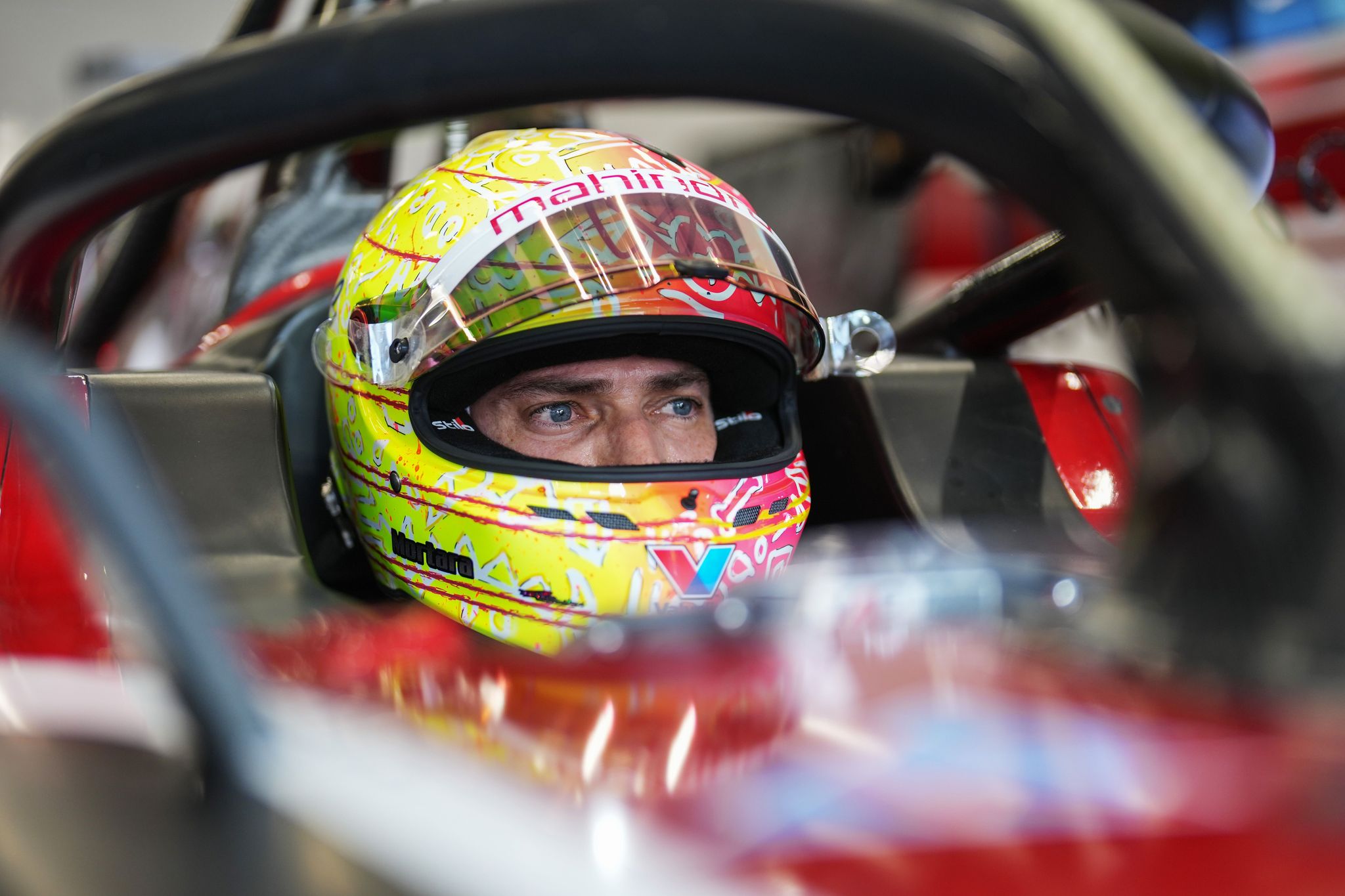 REACTION: Mortara debriefs his Pole Position at the Jeddah Corniche Circuit