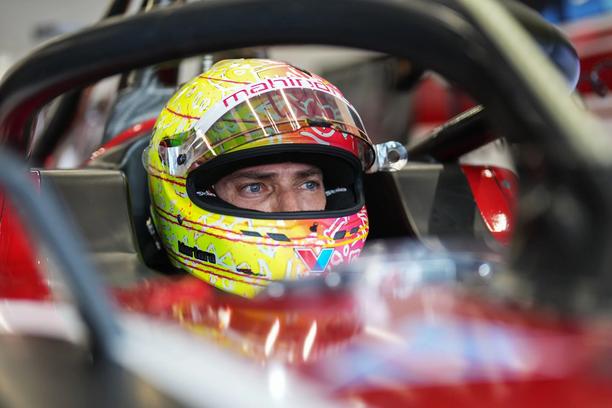 REACTION: Mortara debriefs his Pole Position at the Jeddah Corniche Circuit