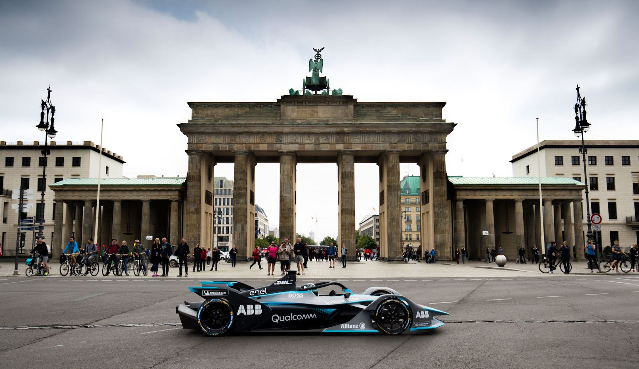 Rosberg hits the streets of Berlin in Formula E Gen2 car