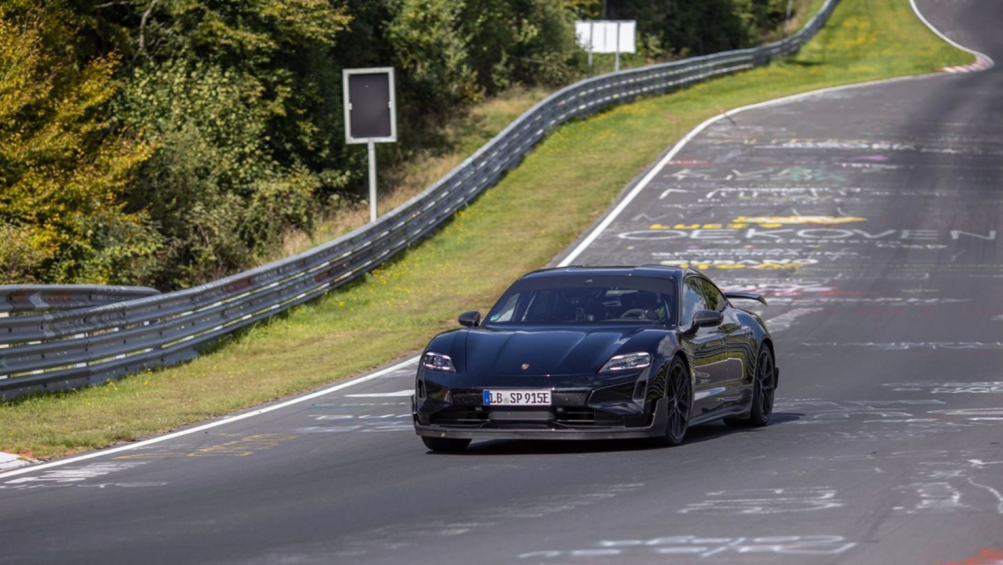 New Porsche Taycan sets Nurburgring record