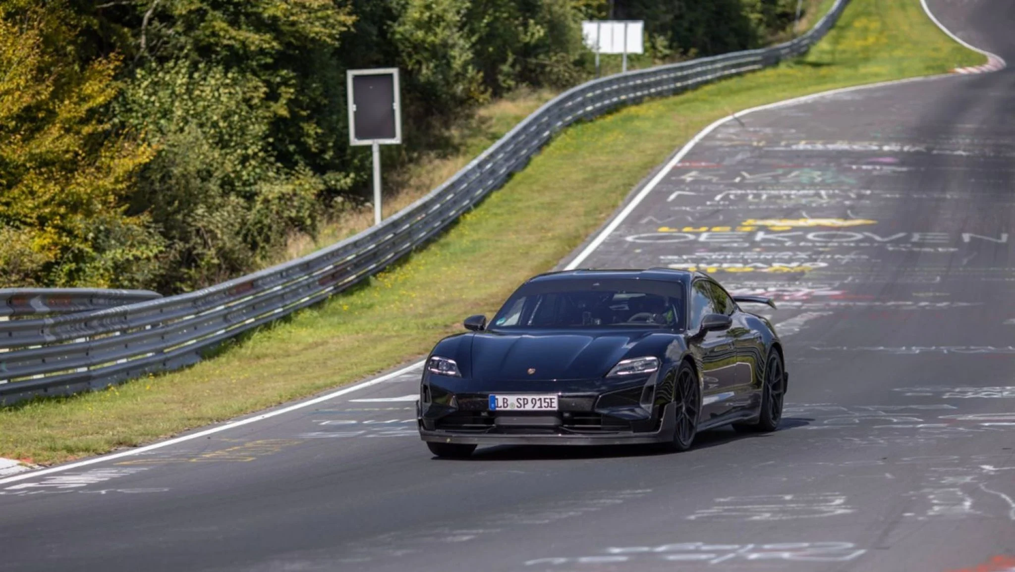 New Porsche Taycan sets Nurburgring record
