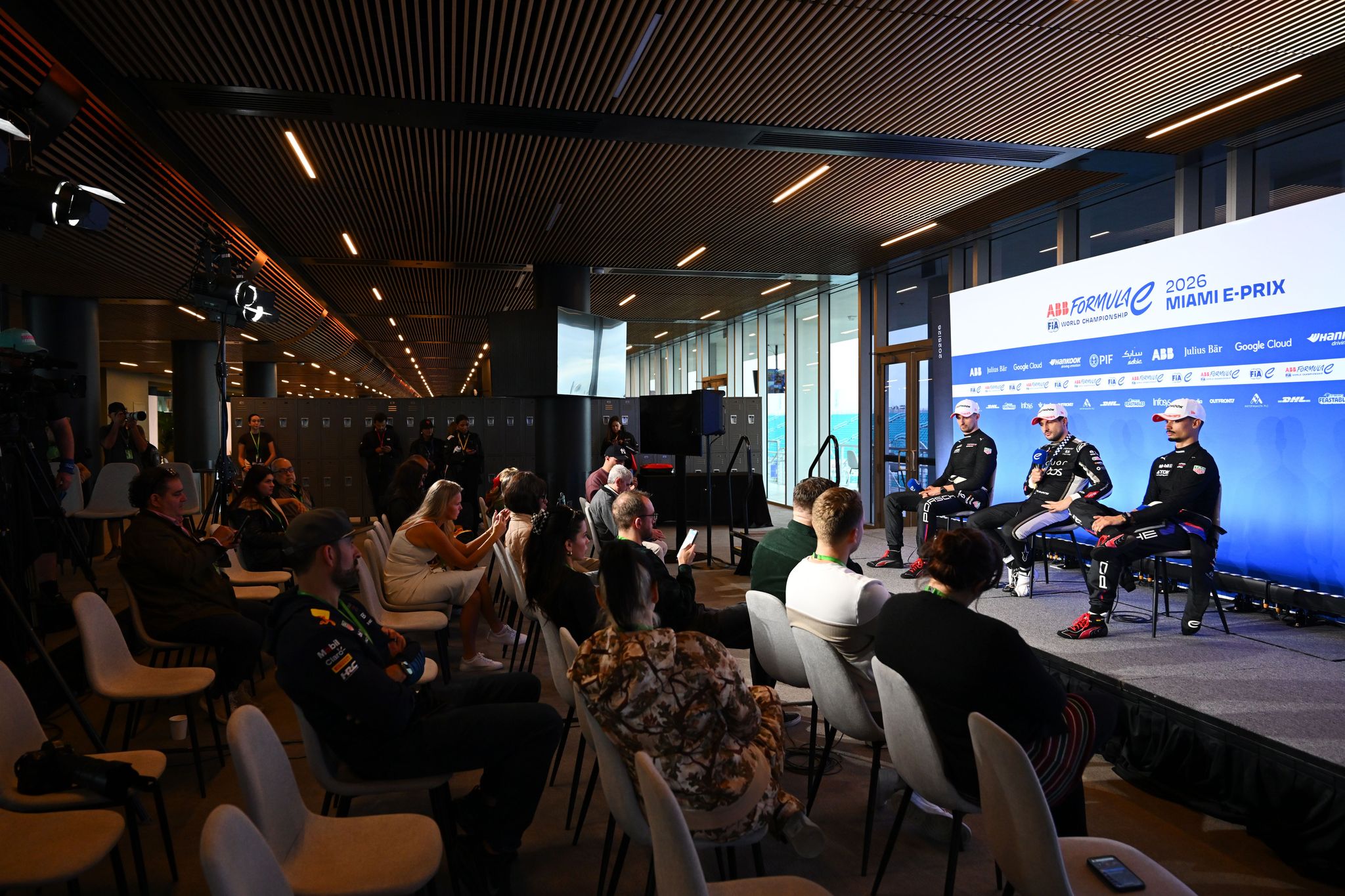PRESS CONFERENCE: Hear from your 2026 Miami E-Prix top three