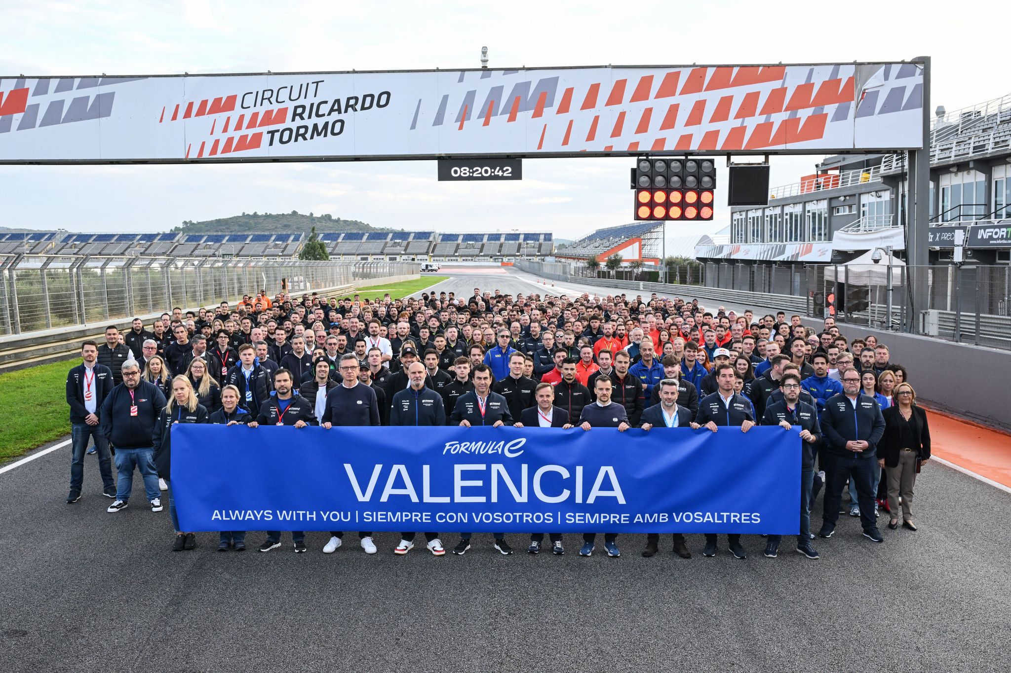 Formula E pays tribute and provides financial support to Valencia flood victims a year on