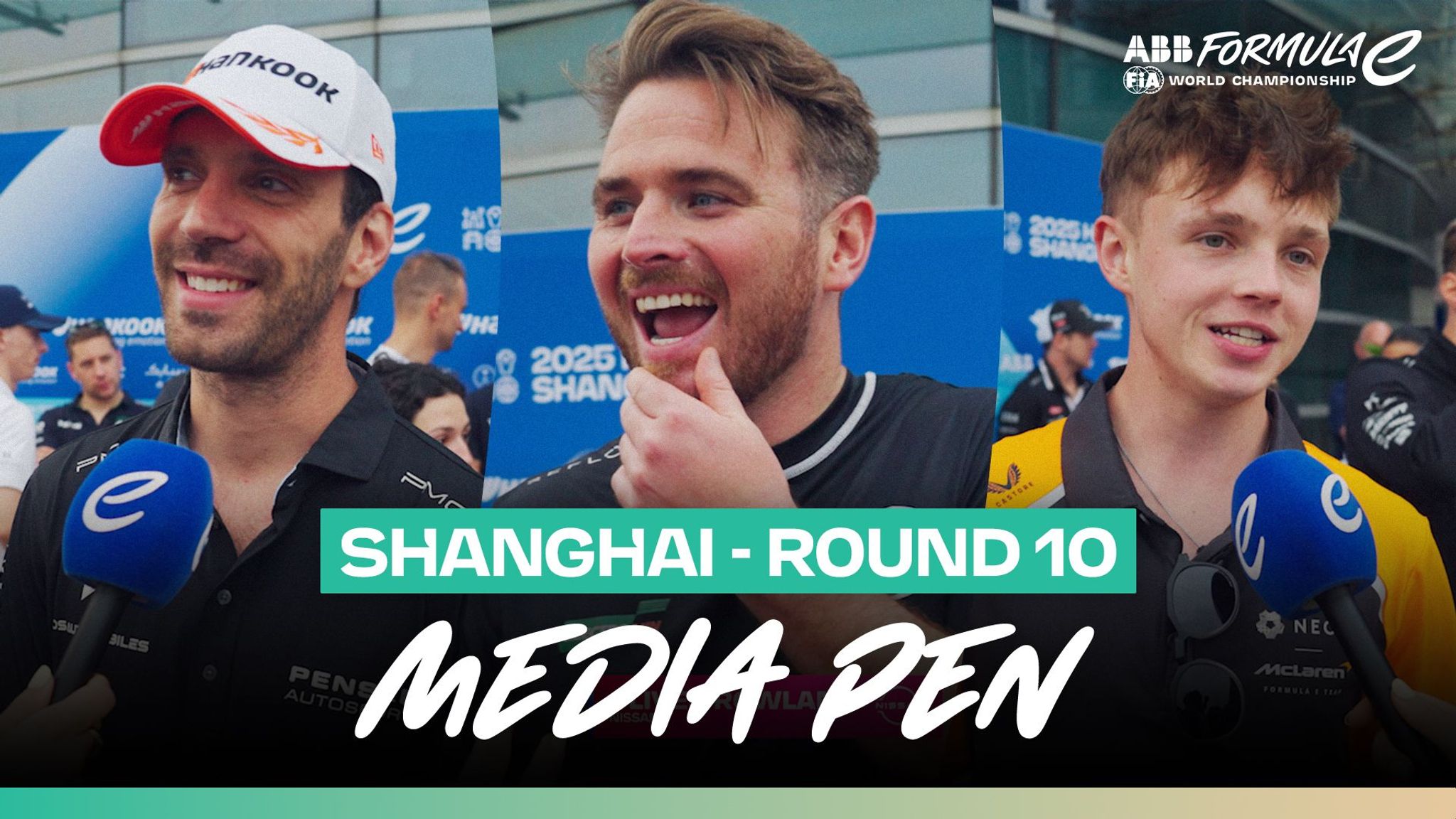 MEDIA PEN: The drivers react to Shanghai Round 10