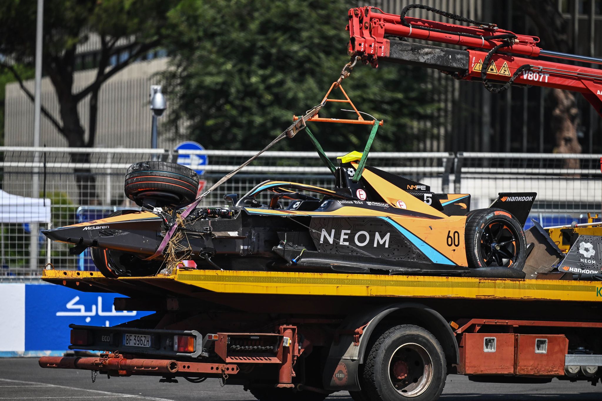 Hughes ruled out of Rome E-Prix after qualifying shunt