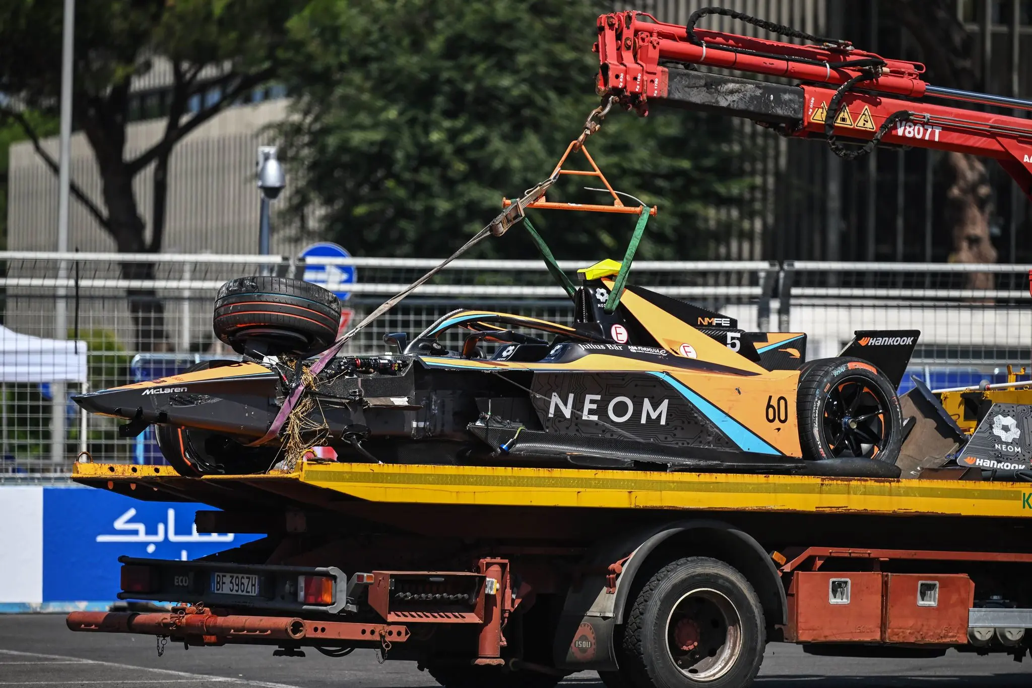 Hughes ruled out of Rome E-Prix after qualifying shunt