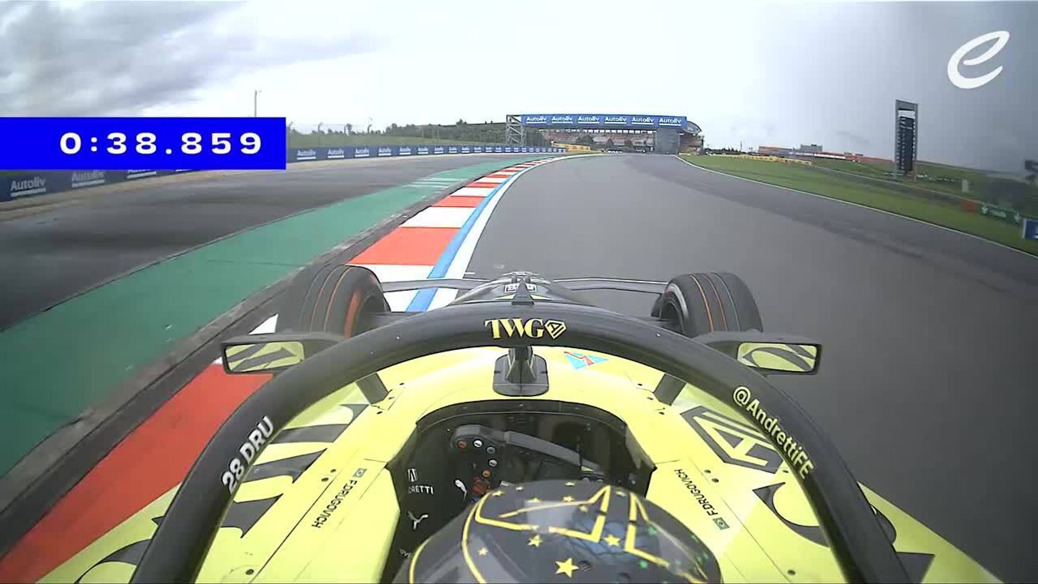 WATCH: Felipe Drugovich's Shanghai pole position lap