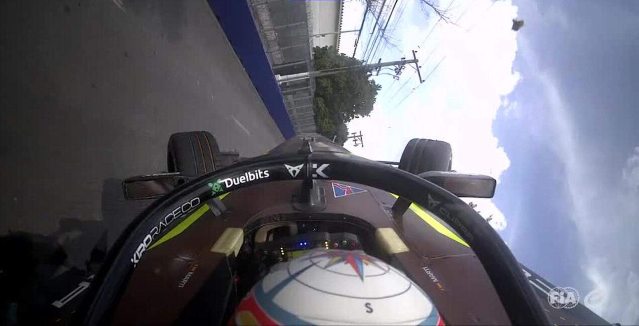 WATCH: Pepe Martí's enormous crash at the São Paulo E-Prix