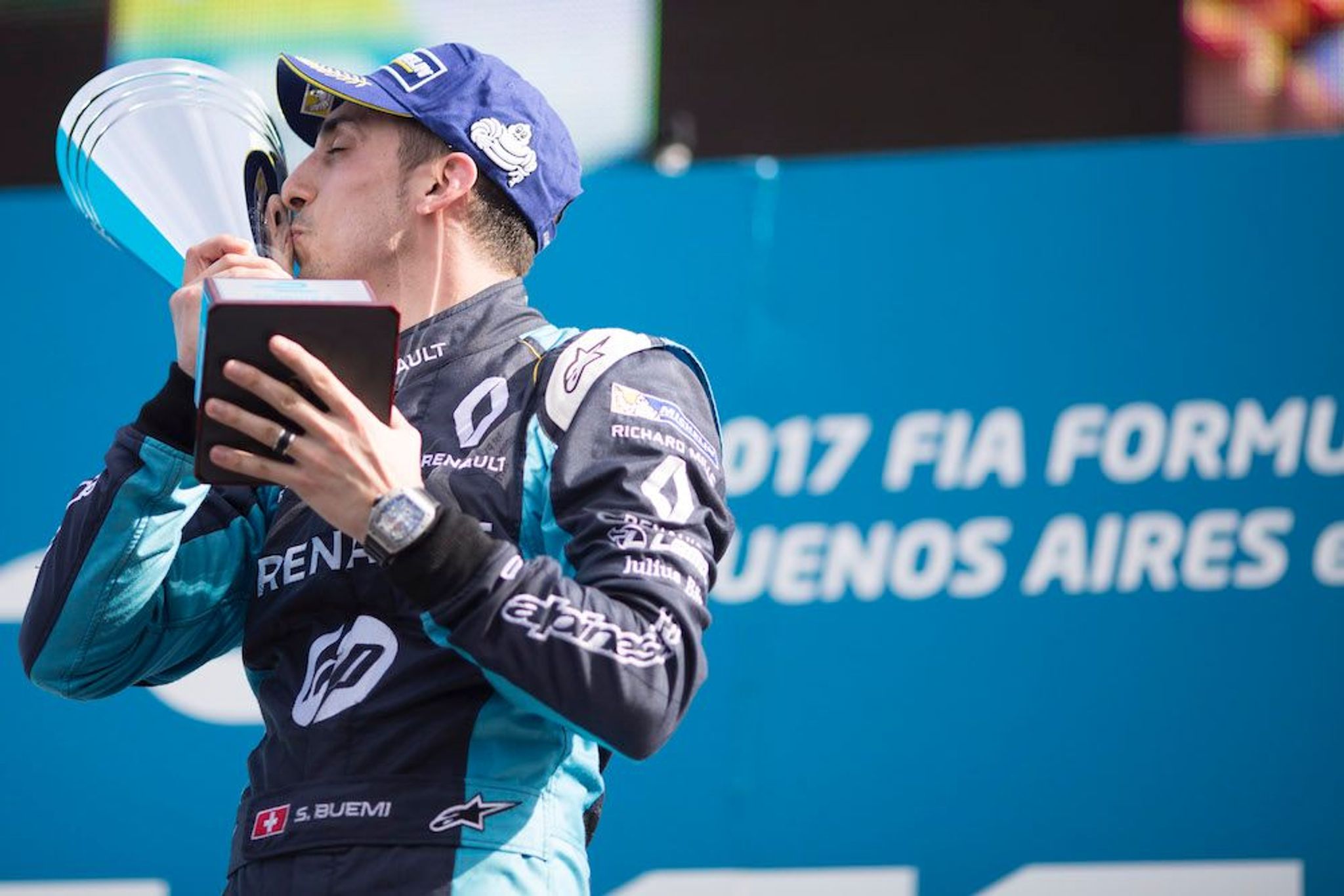 Season 3 history - 2017 buemi buenos aires podium