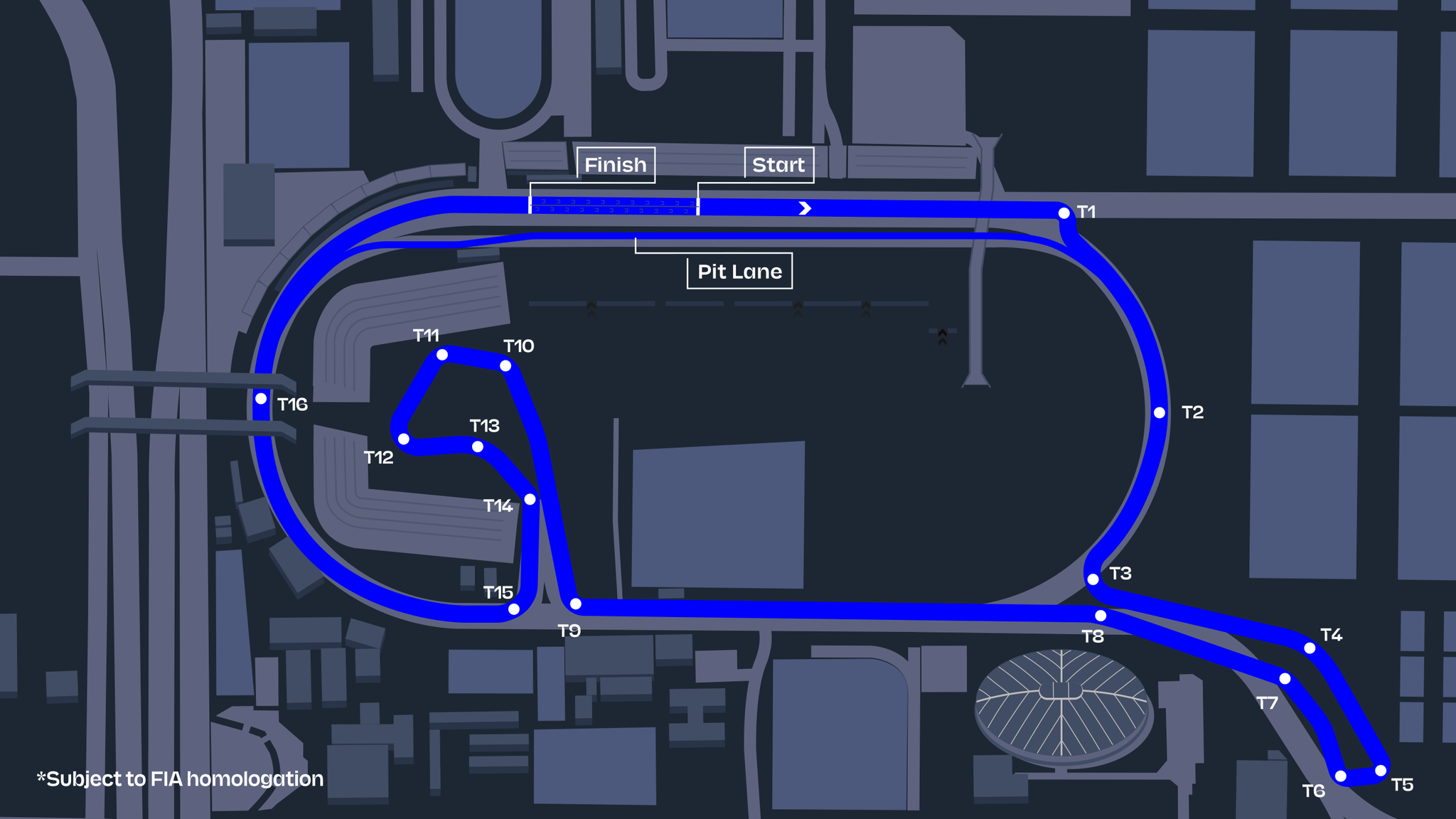 TRACK MAP: What does the Mexico City E-Prix circuit look like?