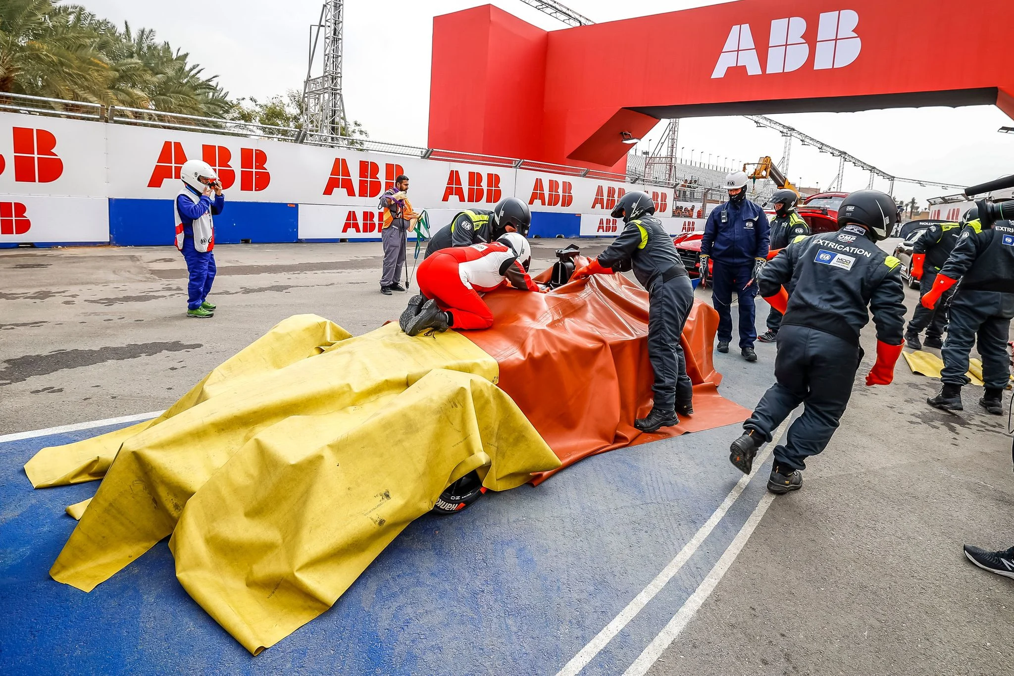 How 'Red Car' exercises protect personnel in electric racing