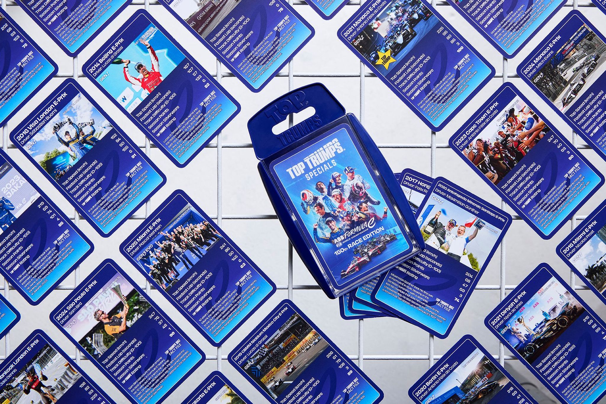 Formula E partners with Top Trumps for special 150th race celebratory pack