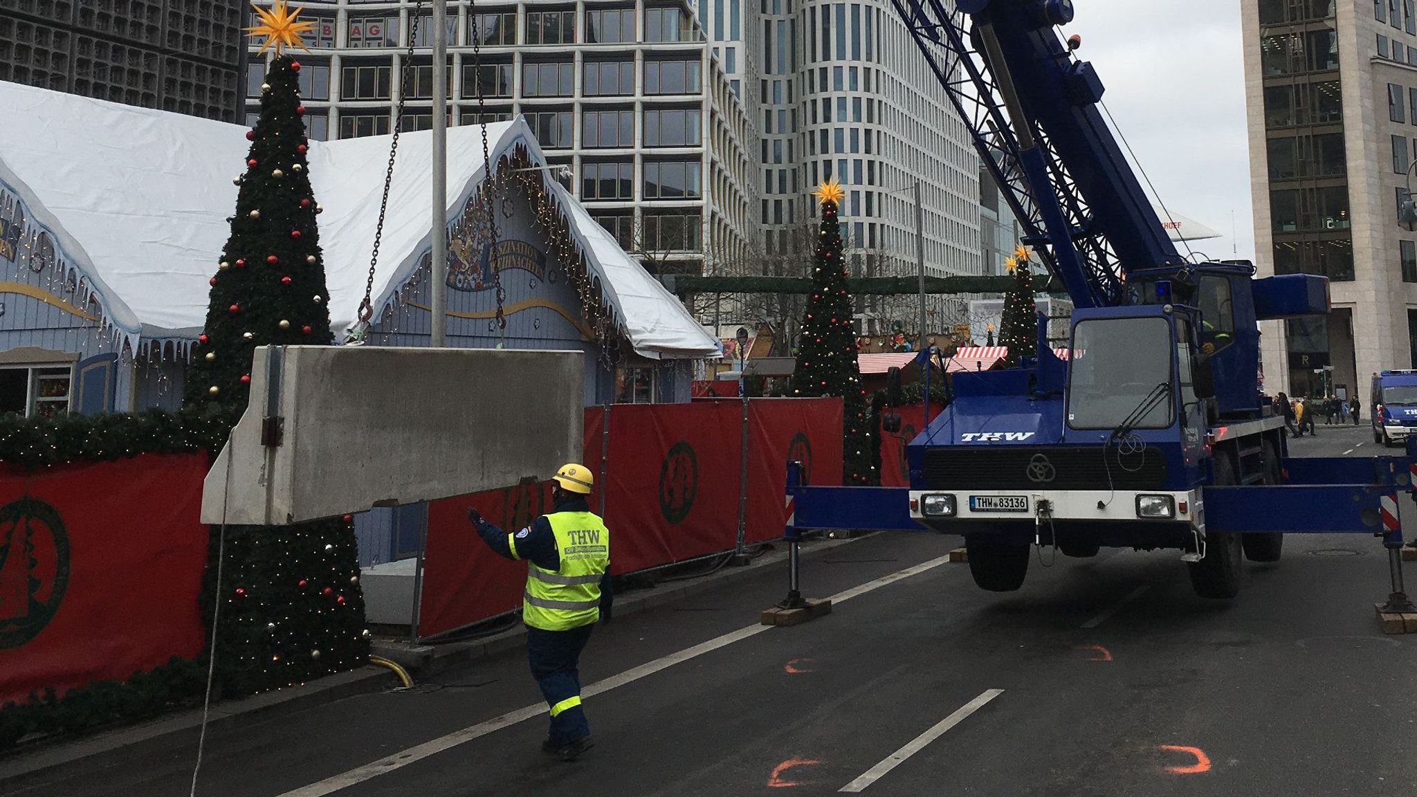 Formula E barriers used to bolster safety measures in Berlin