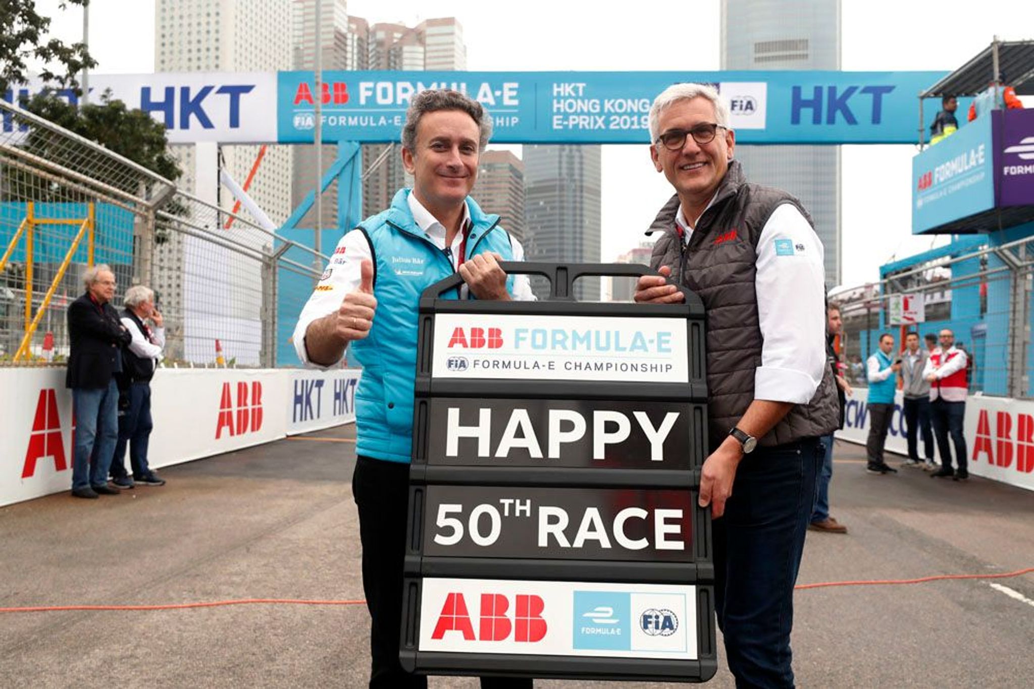 Season 5 history - agag celebrating the 50th race in hong kong [MIGRATED CAPTION CUT OFF AT LIMIT]