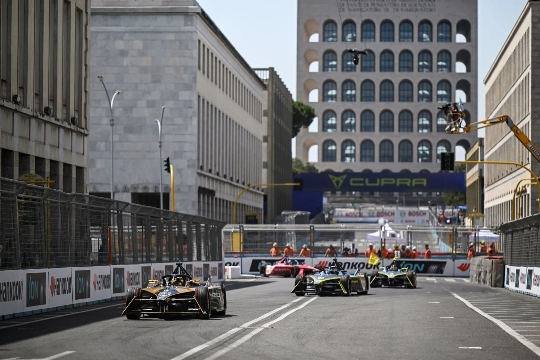 Sette Camara and Vandoorne pick up ABB Driver of Progress in Rome