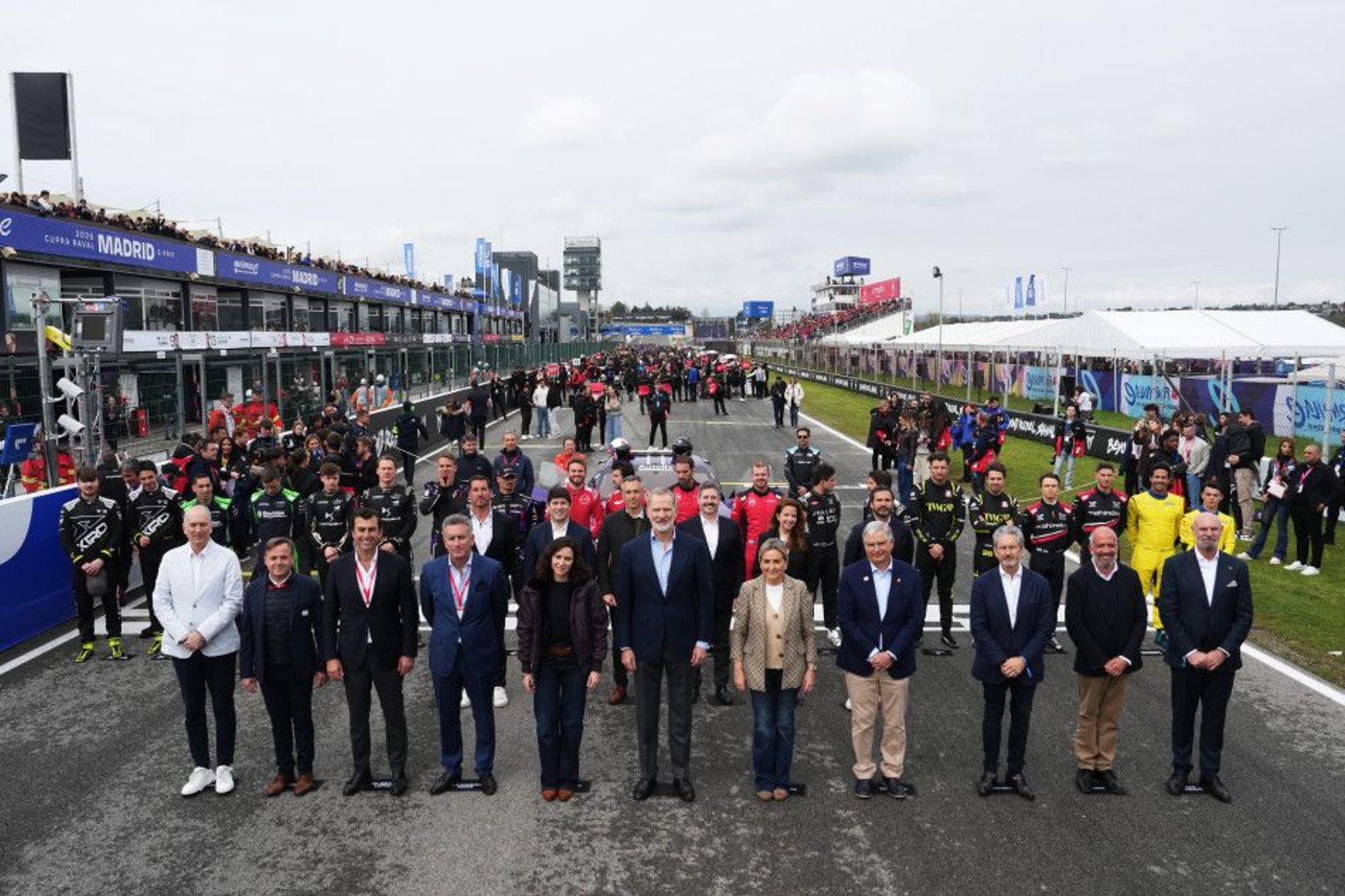 Madrid plays host to maiden Formula E race, and His Majesty King Felipe VI