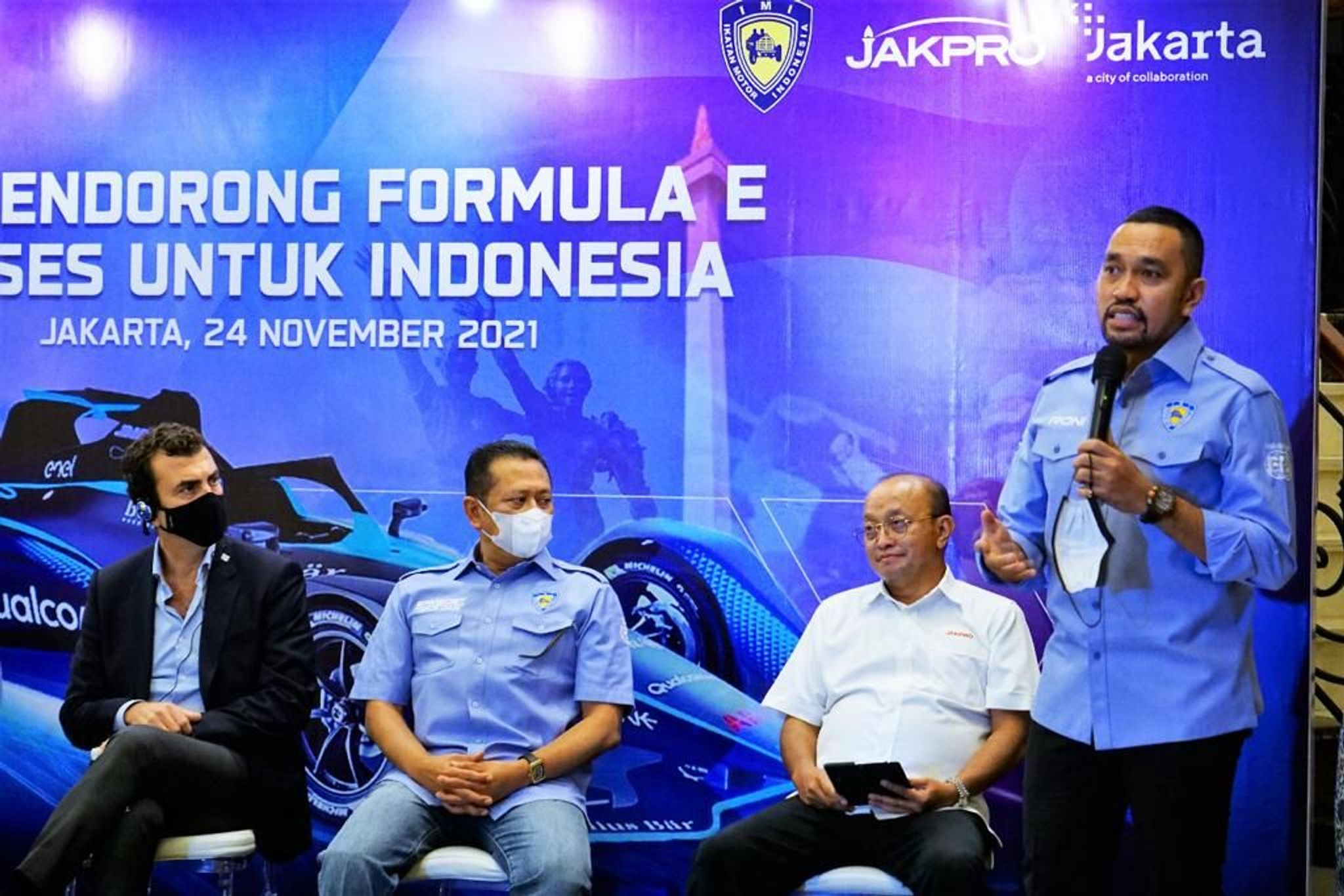 Jakarta governer Anies on the collaboration between Formula E and IMI-Jakpro