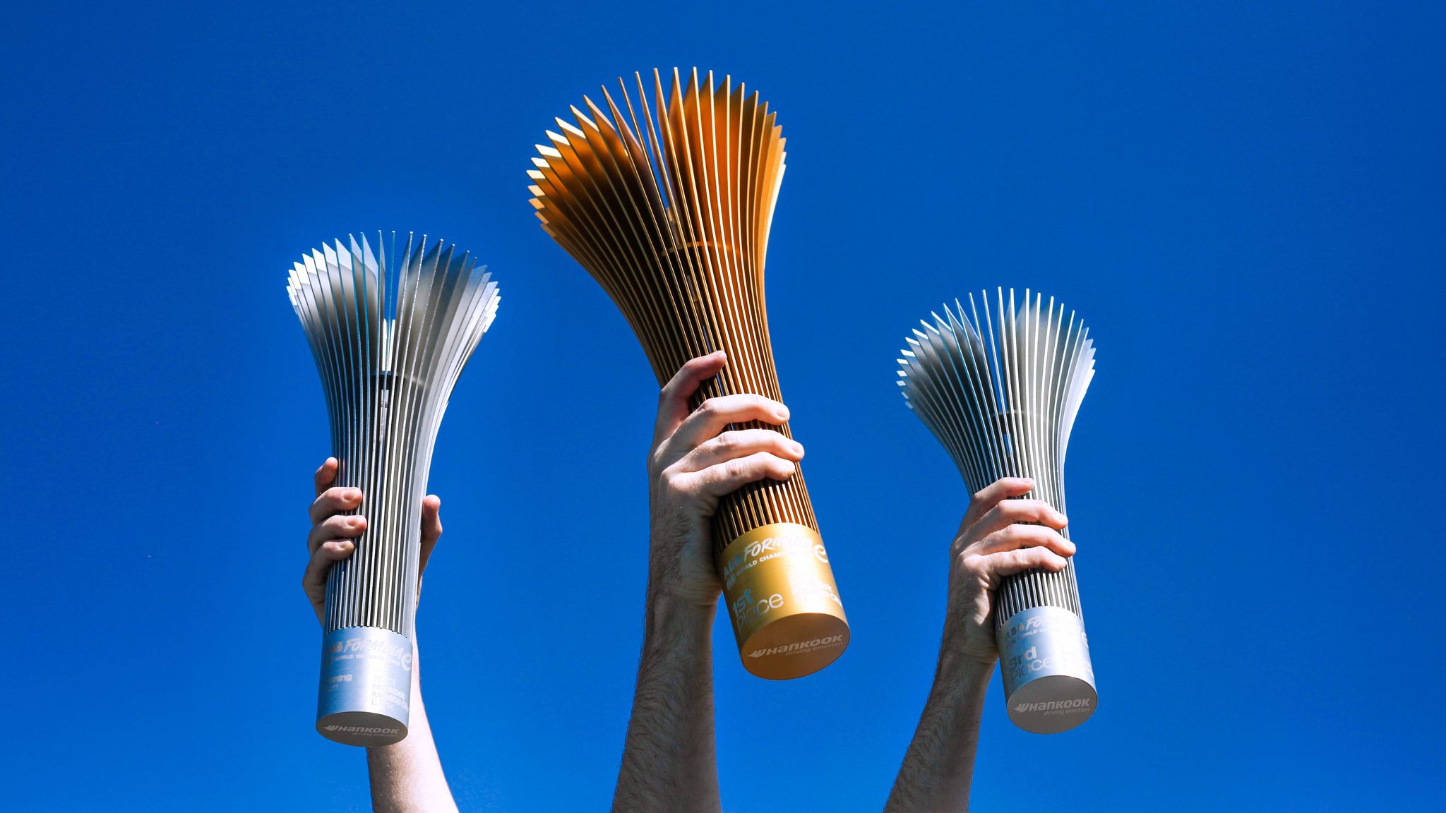 Eyes on Formula E's new race winners' trophy