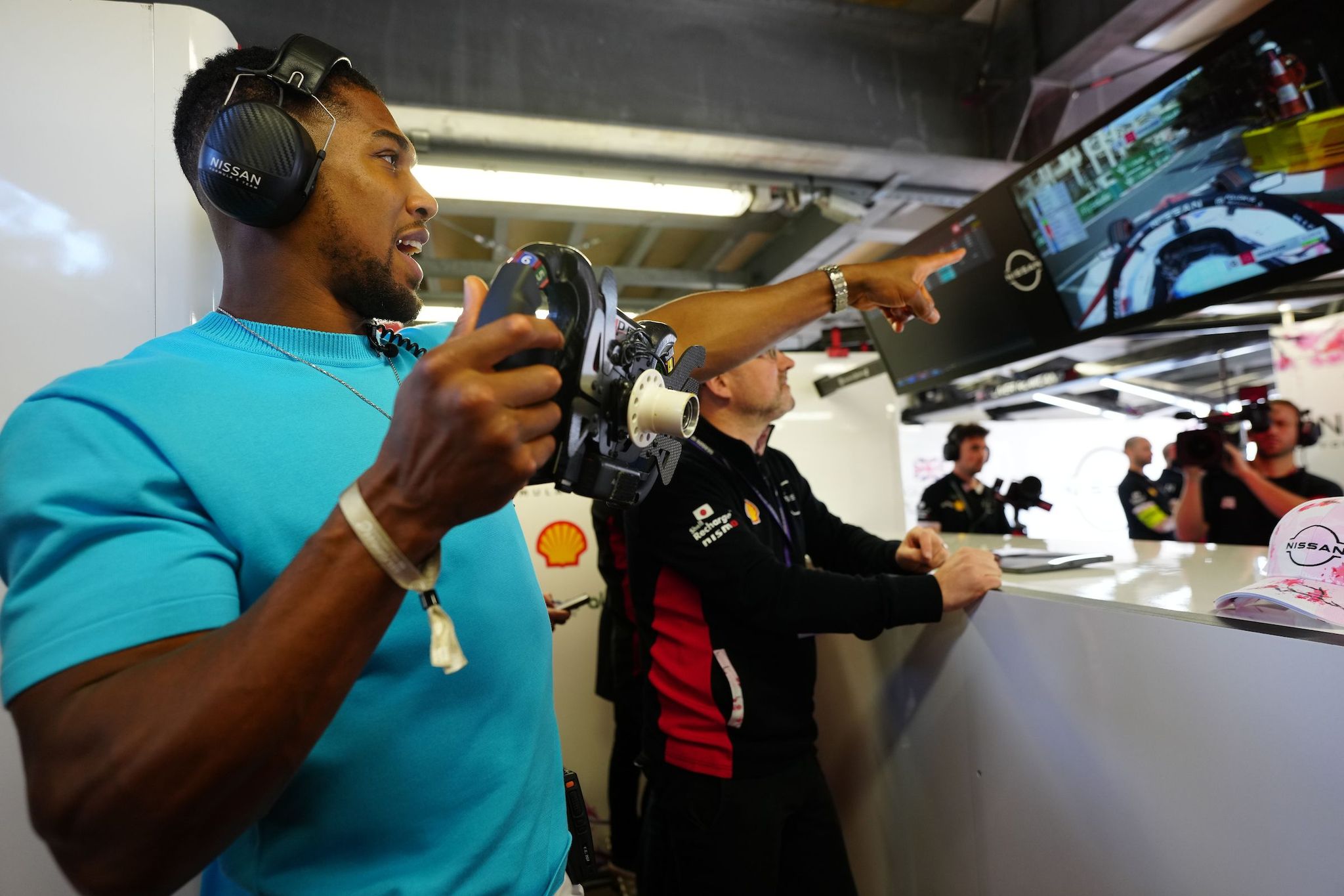 Boxing titan Anthony Joshua checks out Formula E in Monaco
