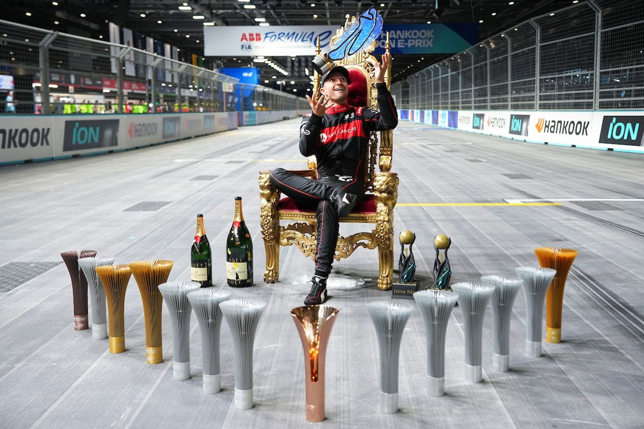 Who are all the Formula E champions from Seasons 1 to 9?