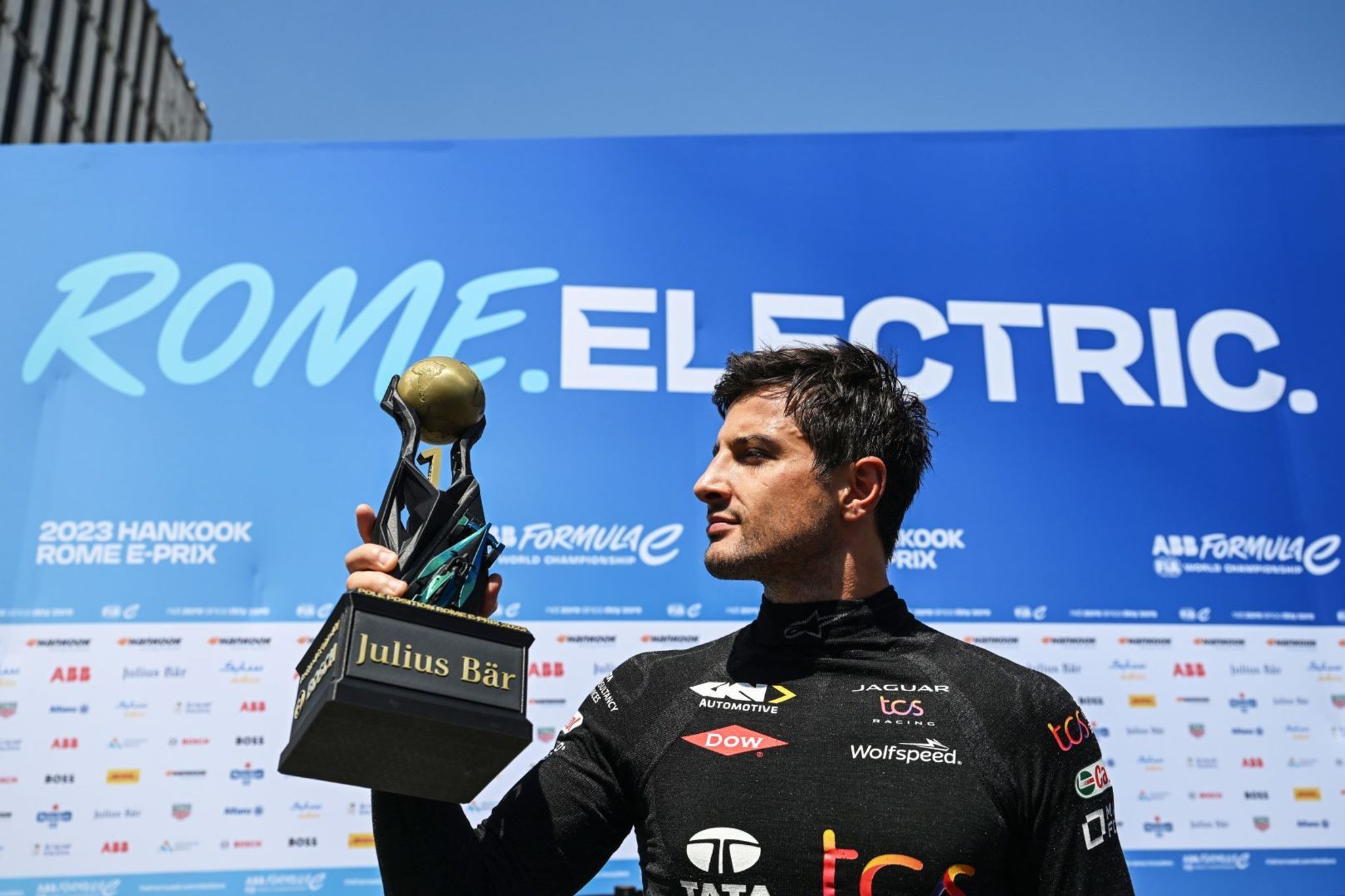 Jaguar's Evans seals pole for Rome Round 13