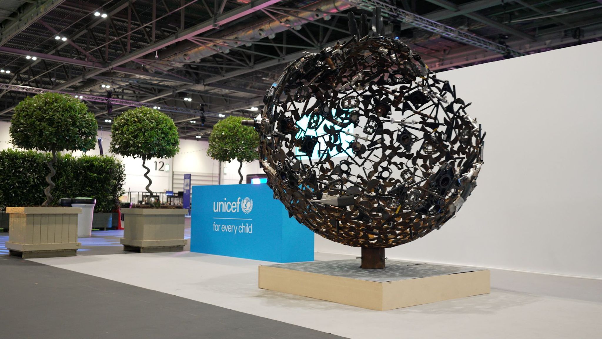 UNICEF and Formula E to auction unique sculpture made from race car parts