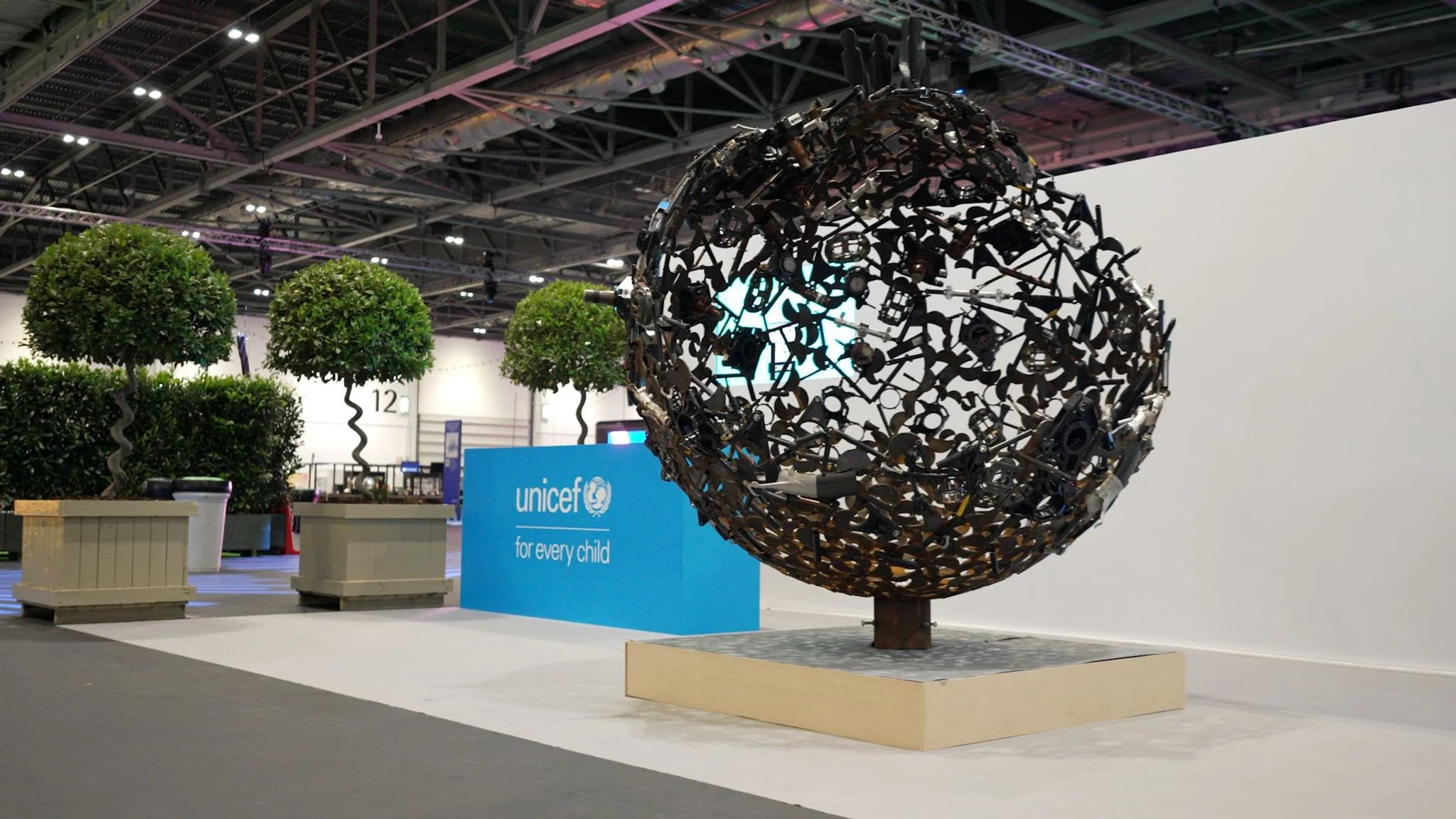 UNICEF and Formula E to auction unique sculpture made from race car parts