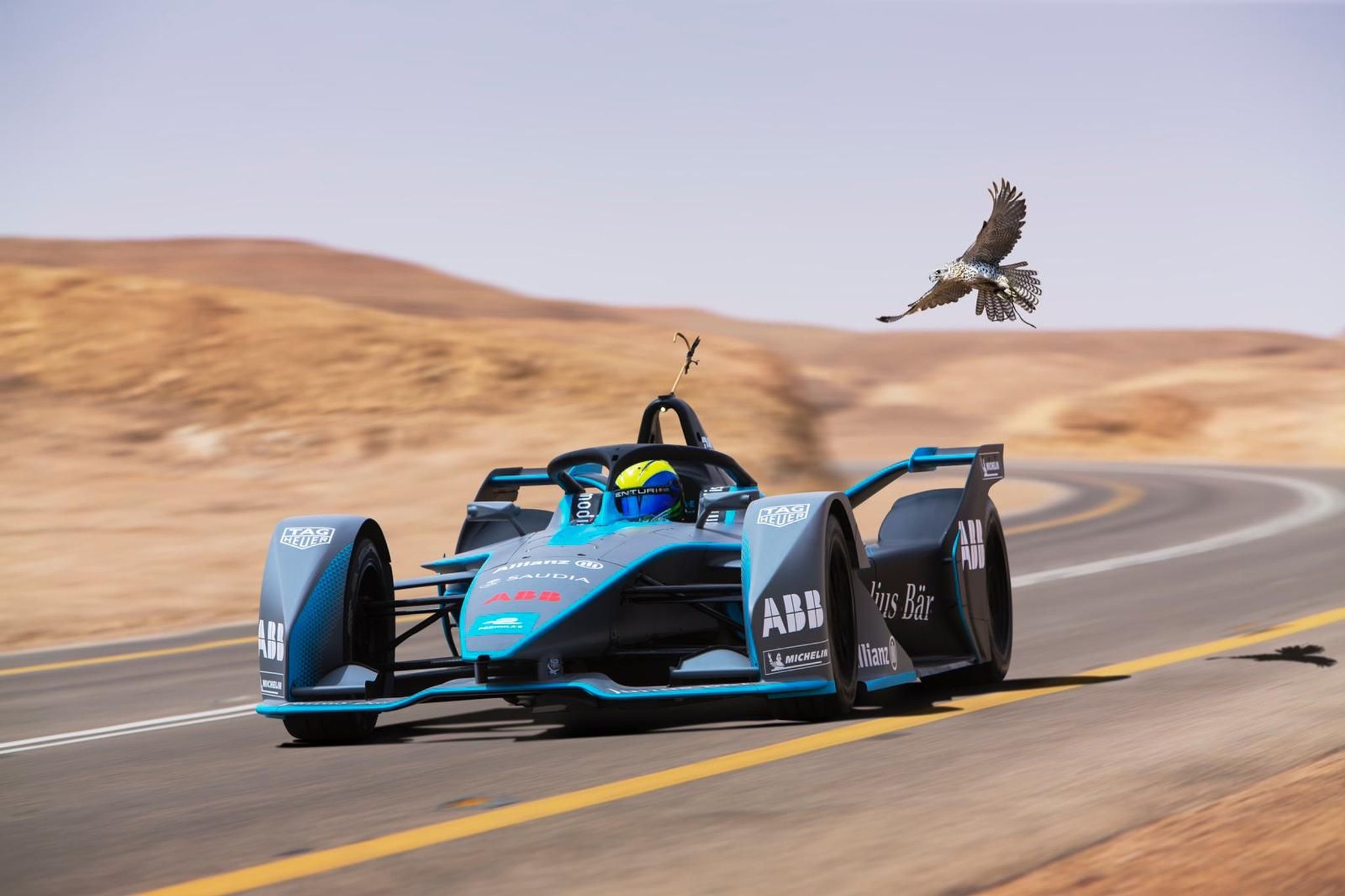 Challenge accepted: watch Massa take on a falcon in the Gen2