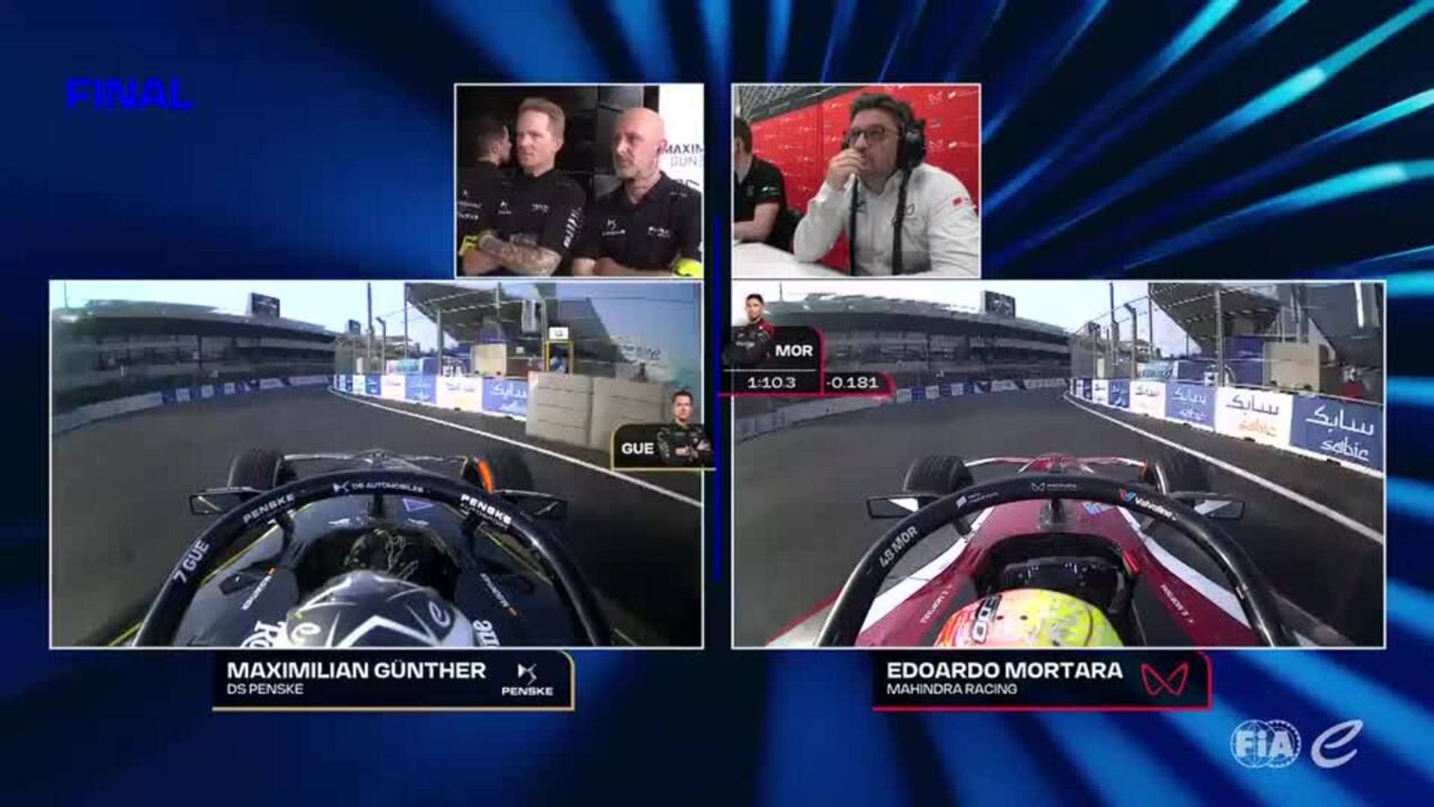 WATCH: Mortara and Günther fight for pole position in Jeddah, Round 4