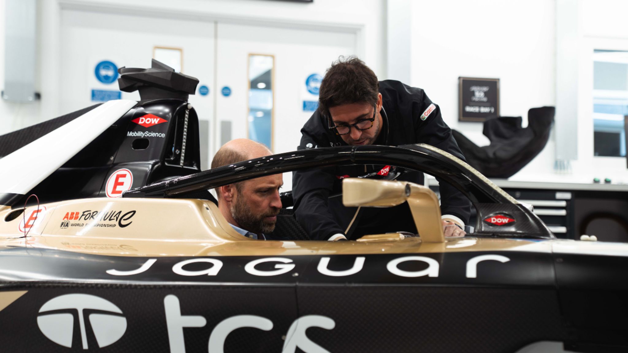 HRH The Prince of Wales visits Jaguar TCS Racing Technical Headquarters