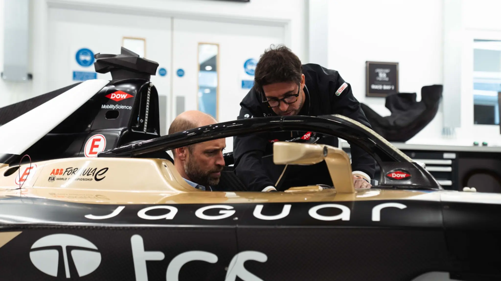 HRH The Prince of Wales visits Jaguar TCS Racing Technical Headquarters