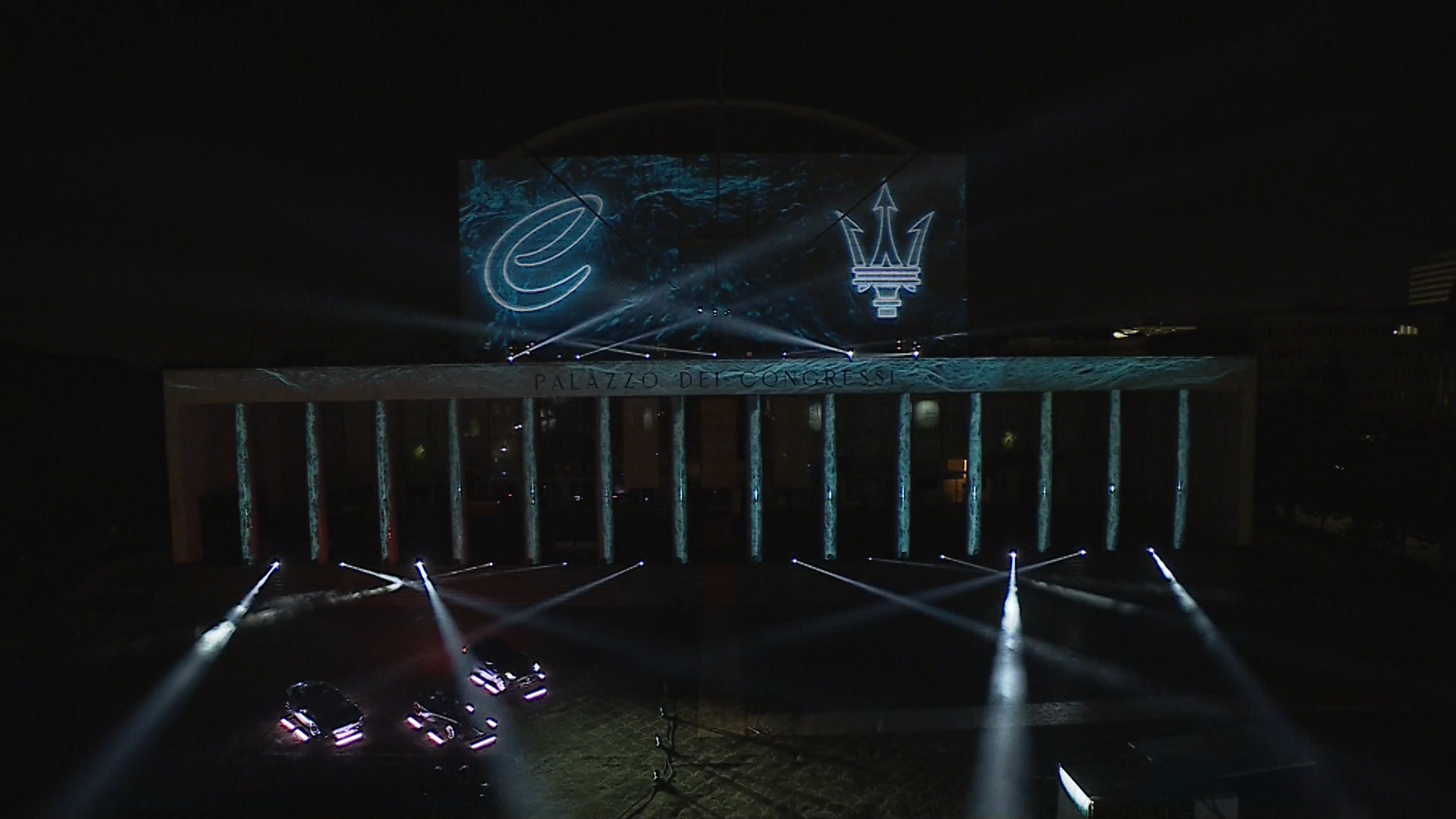 Maserati lights up Rome