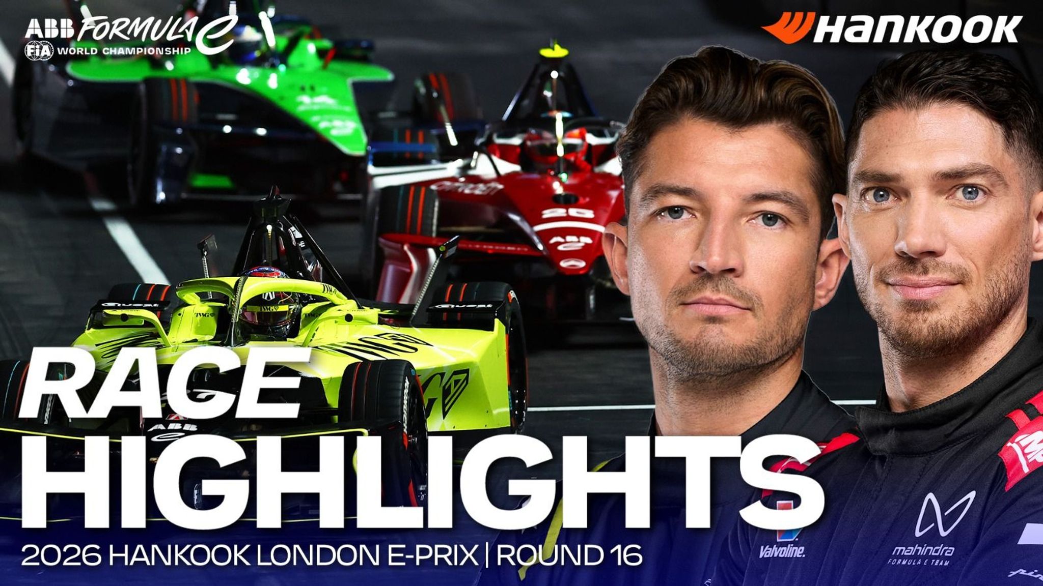 RACE HIGHLIGHTS: 2026 Hankook London E-Prix, Round 16