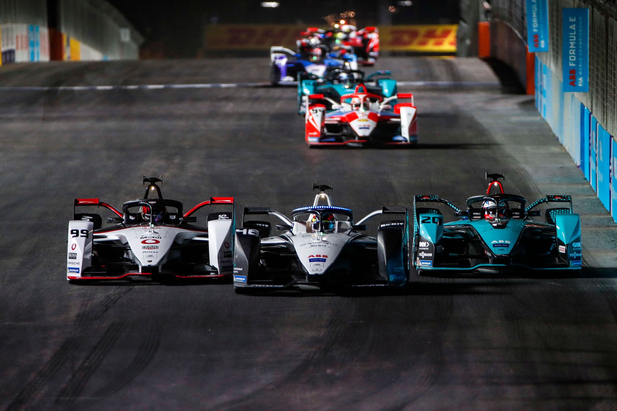 Formula E's best overtake? Edo Mortara threads the needle at 130mph at the Diriyah E-Prix