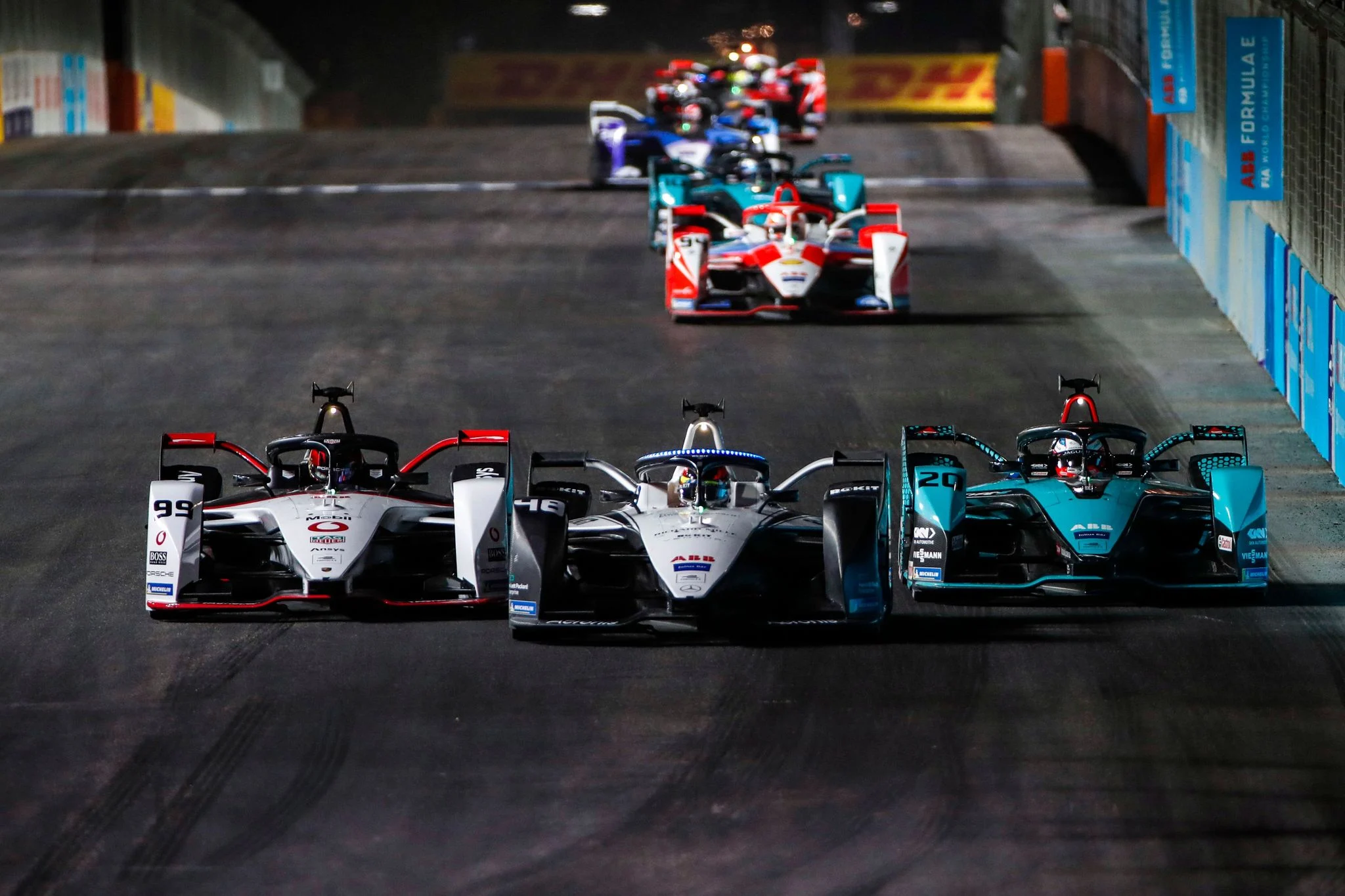Formula E's best overtake? Edo Mortara threads the needle at 130mph at the Diriyah E-Prix