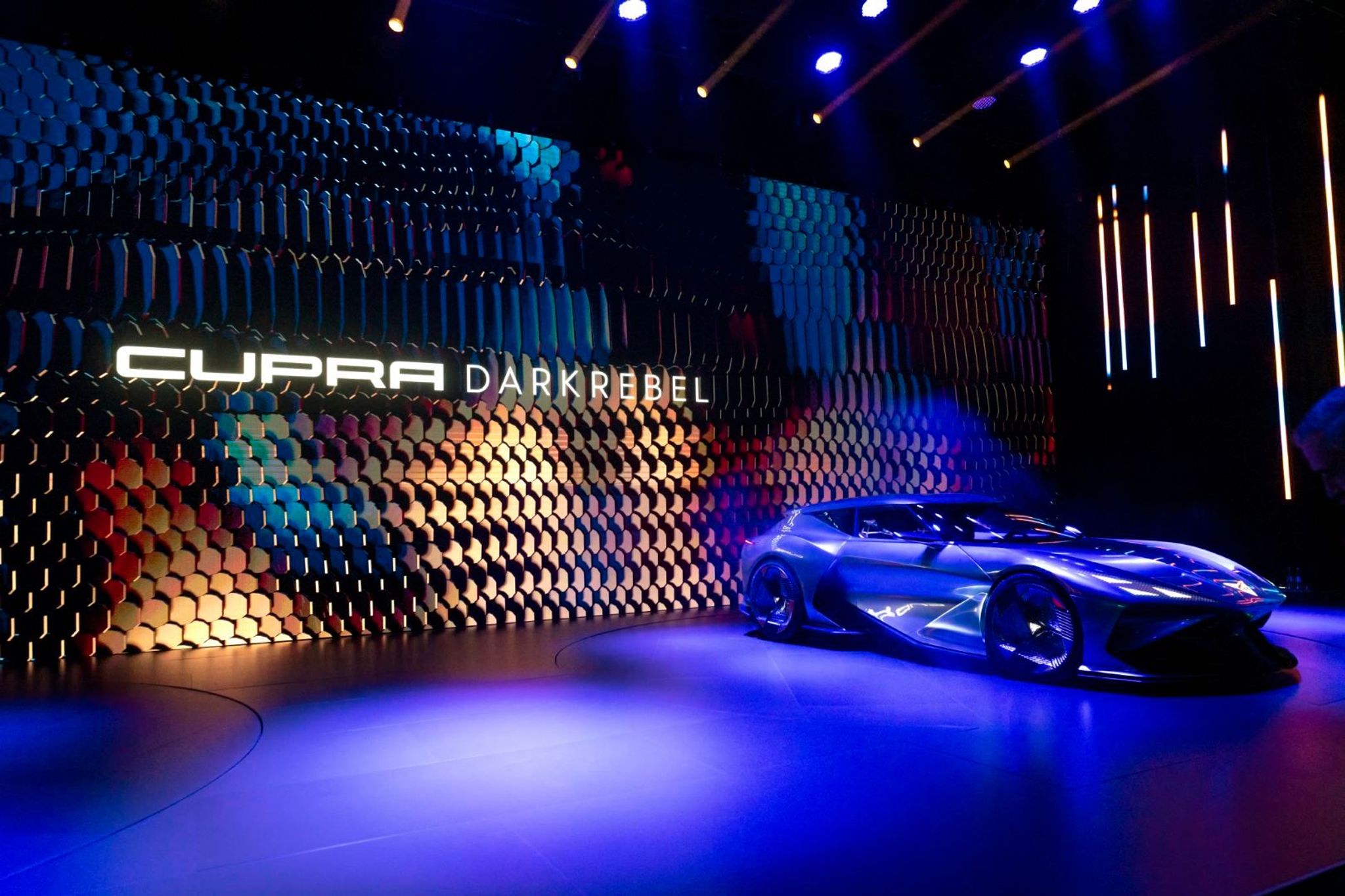 CUPRA unveils DarkRebel electric sports car