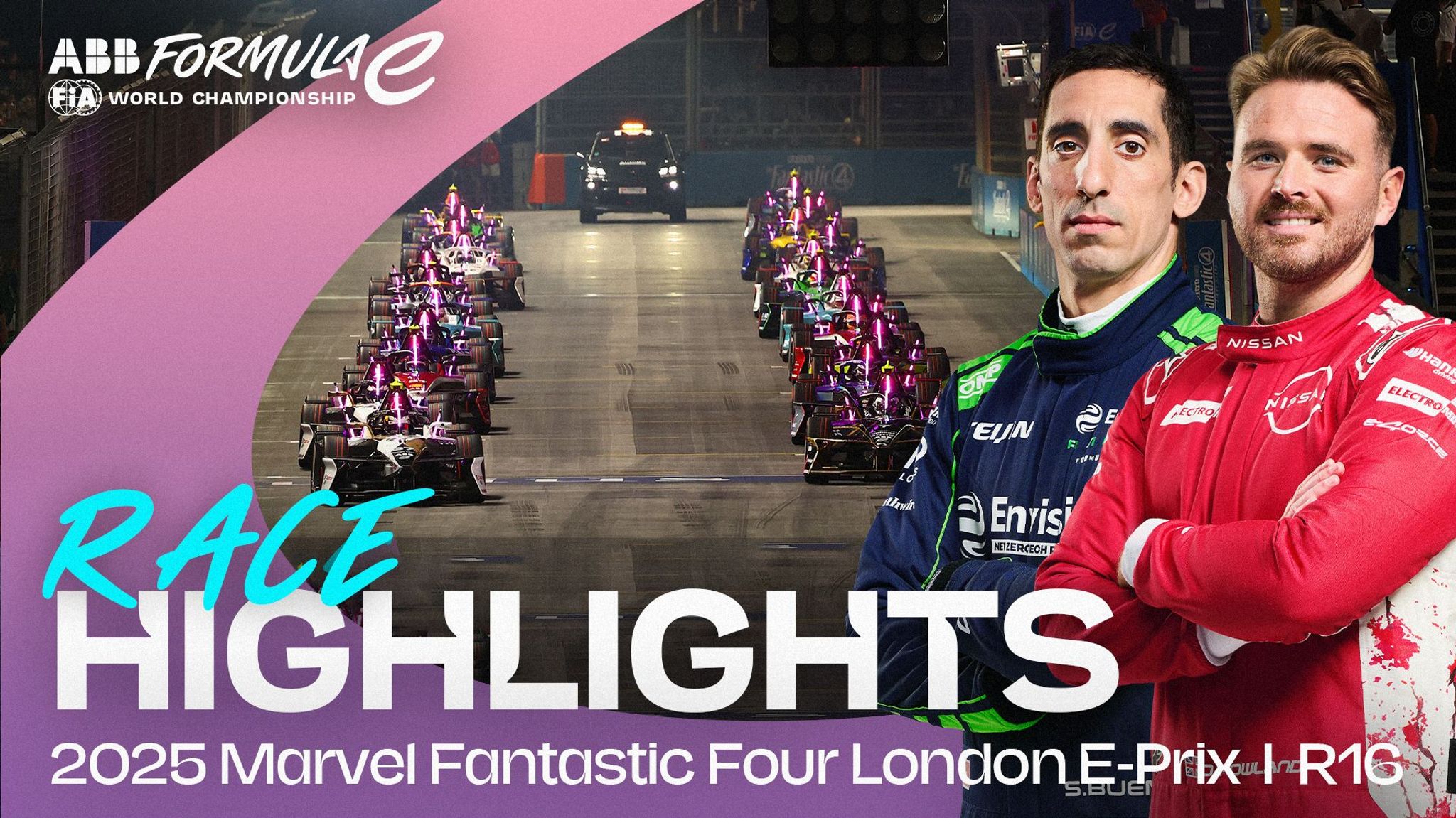 HIGHLIGHTS: The 2025 Marvel Fantastic Four London E-Prix Round 16