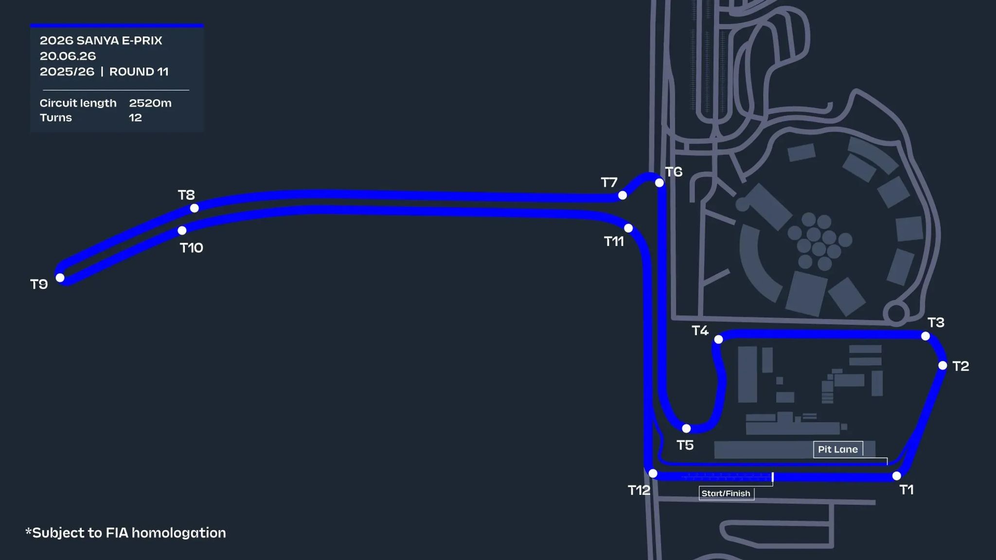 TRACK MAP: What does the Sanya E-Prix look like?