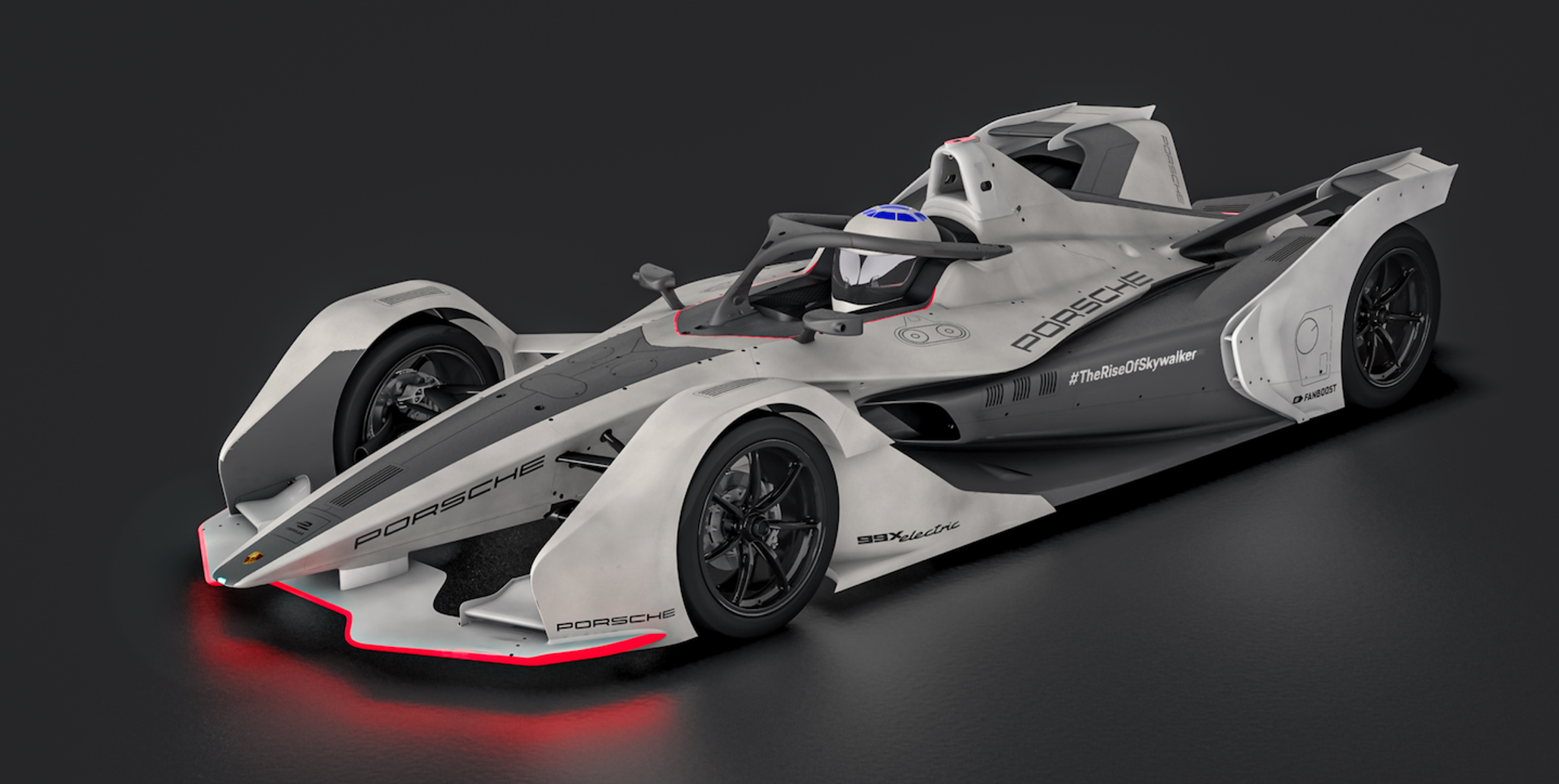 Special edition Formula E Porsche joins forces for Star Wars premiere