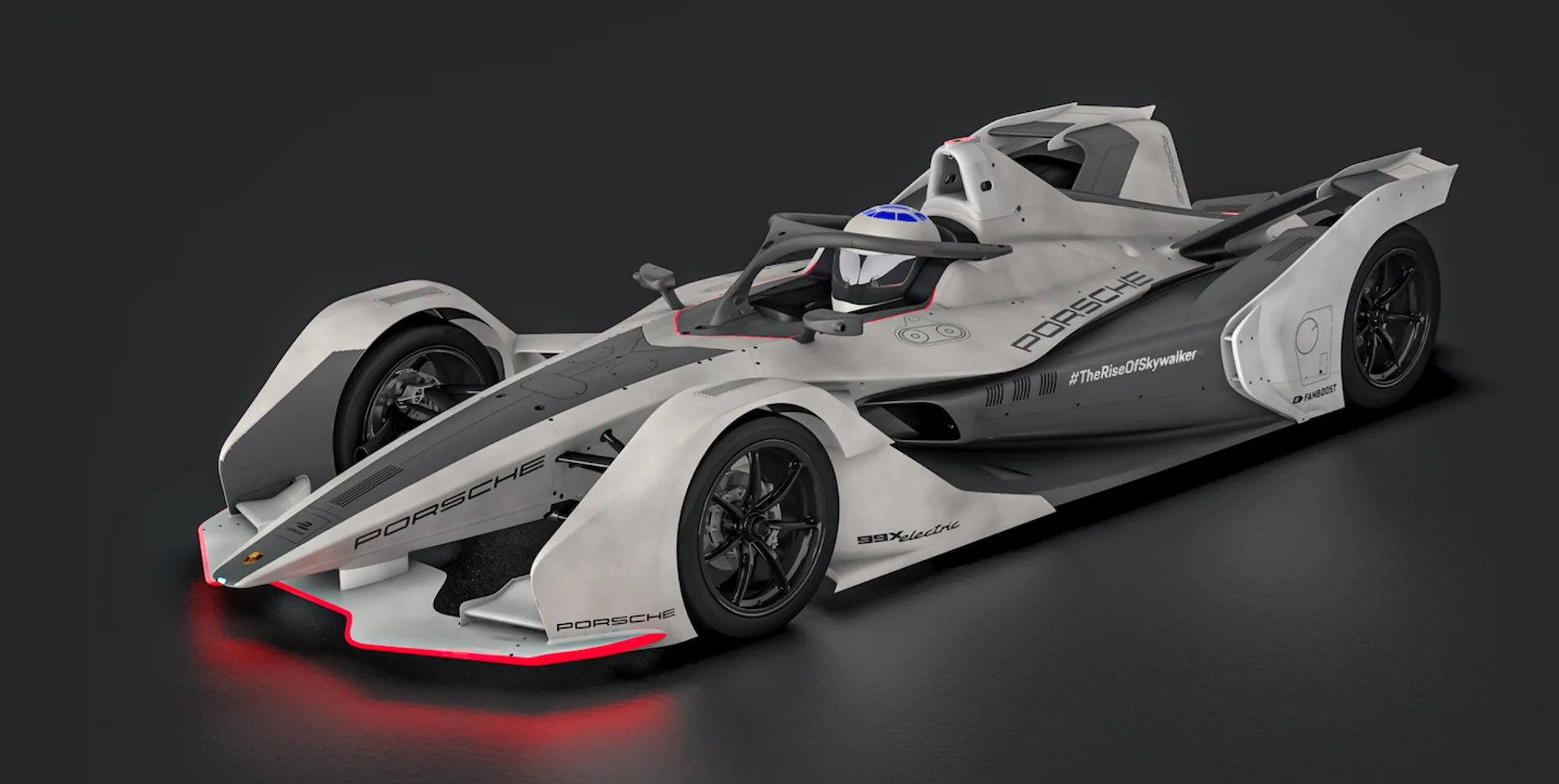 Special edition Formula E Porsche joins forces for Star Wars premiere