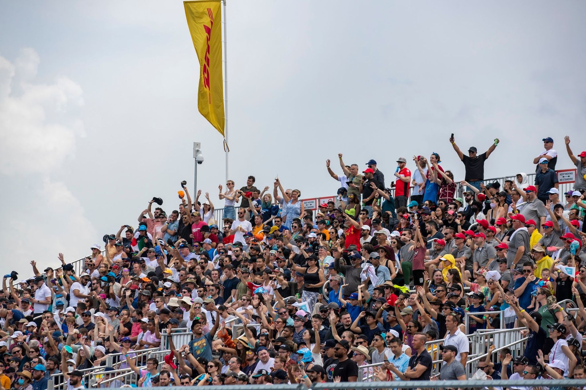 Formula E grandstand at Misano