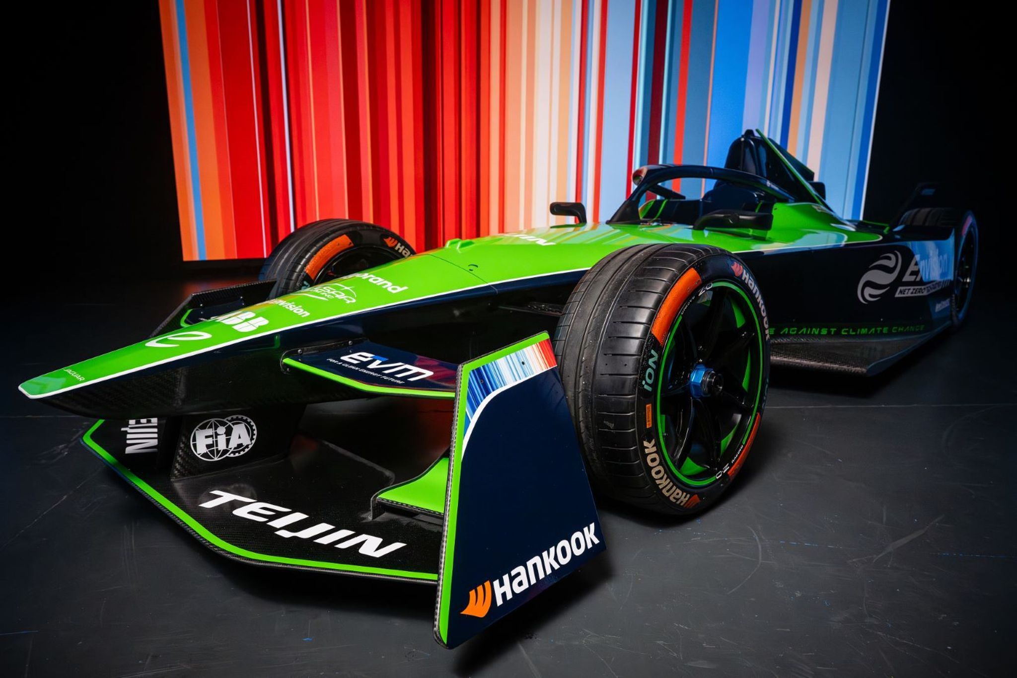 Envision unveils 'Climate Stripes' livery for Season 10 at COP28