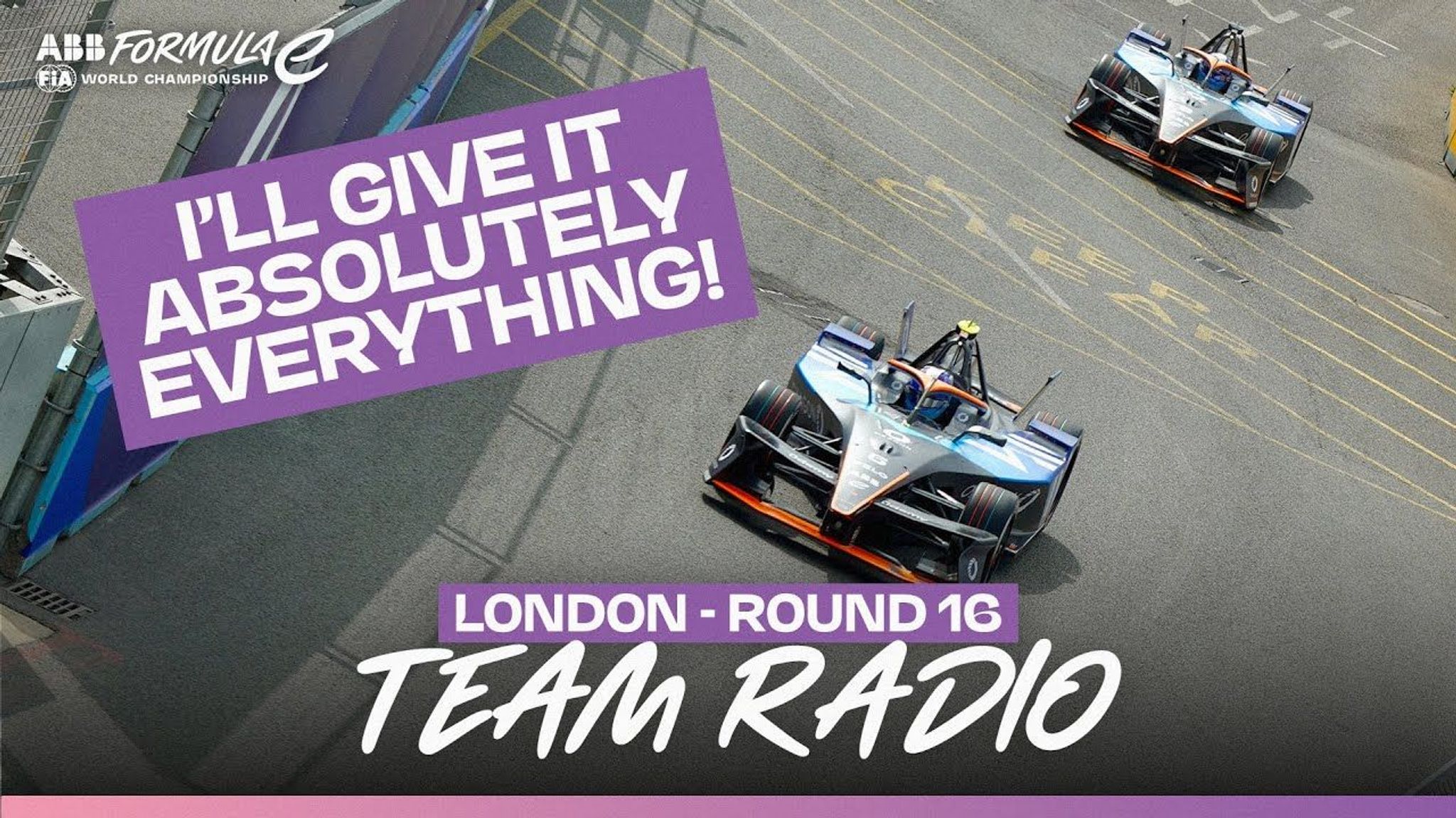 TEAM RADIO: Round 16 in London from the cockpit