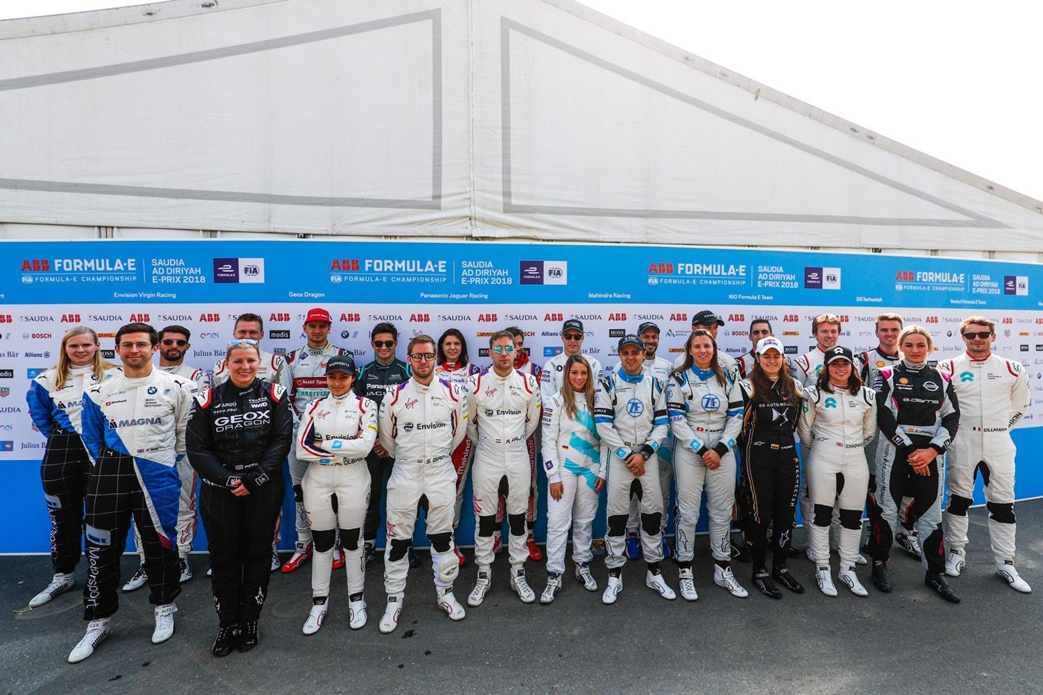 Fresh faces take on Ad Diriyah track for in-season test