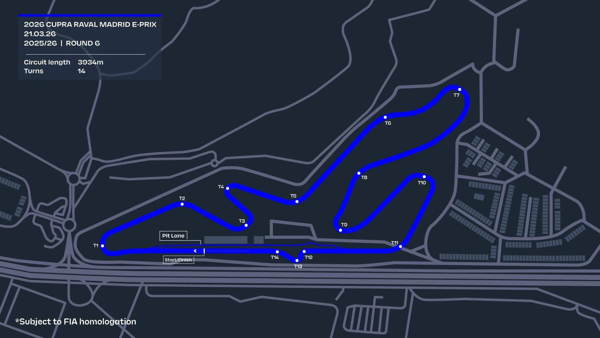TRACK MAP: What does the Madrid E-Prix circuit look like?