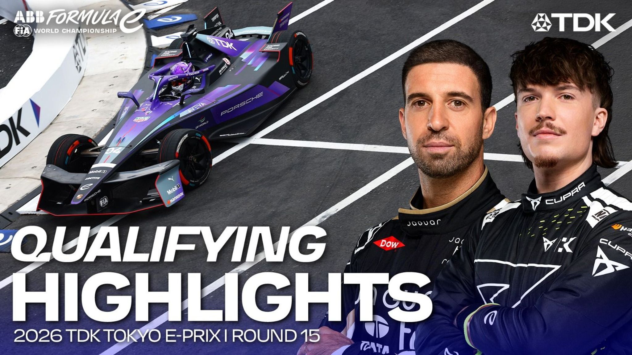 QUALIFYING HIGHLIGHTS: 2026 TDK Tokyo E-Prix, Round 15