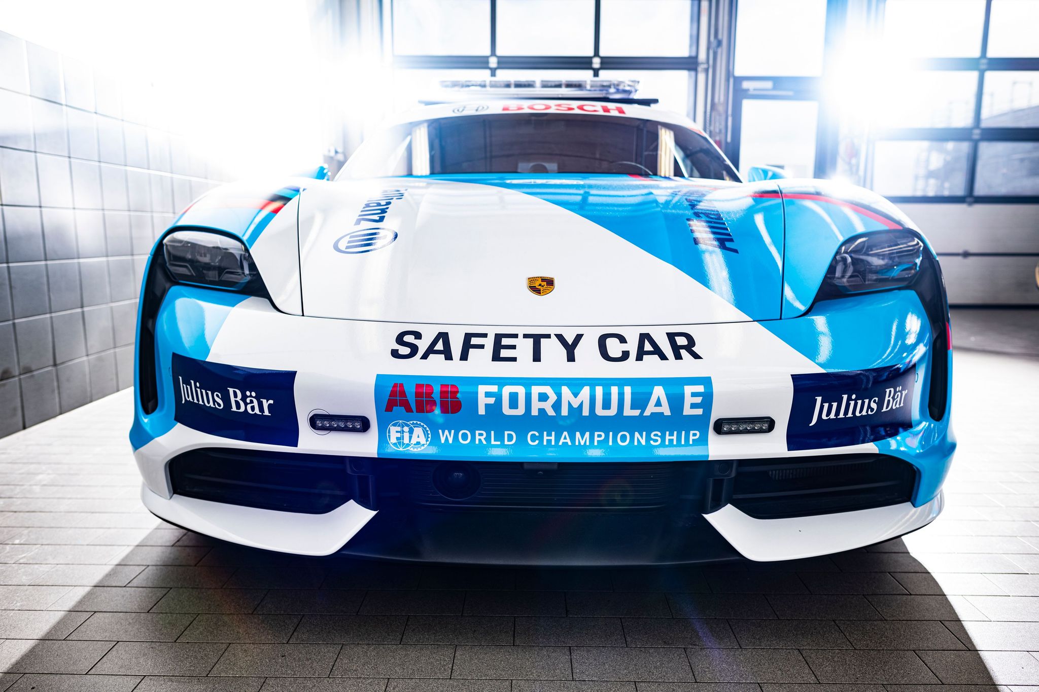 FROM EVERY ANGLE: Porsche's new Taycan Formula E Safety Car