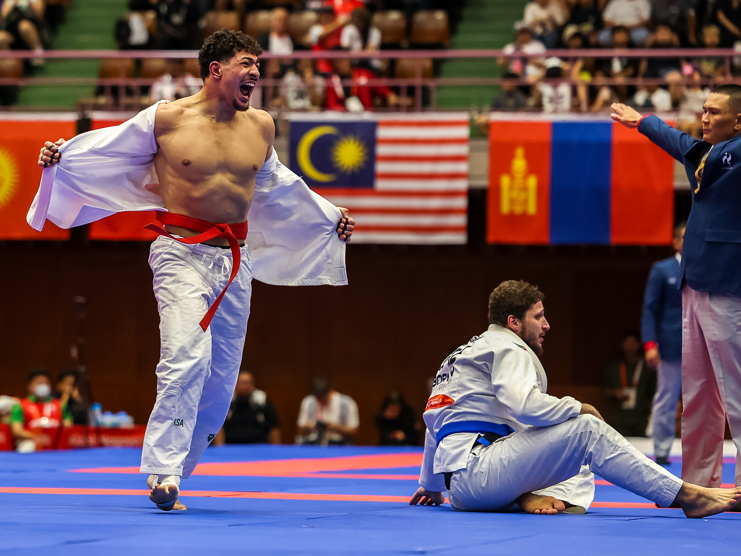 Omar Nada Wins First Saudi Gold Medal in Jiu-Jitsu at the Asian Games