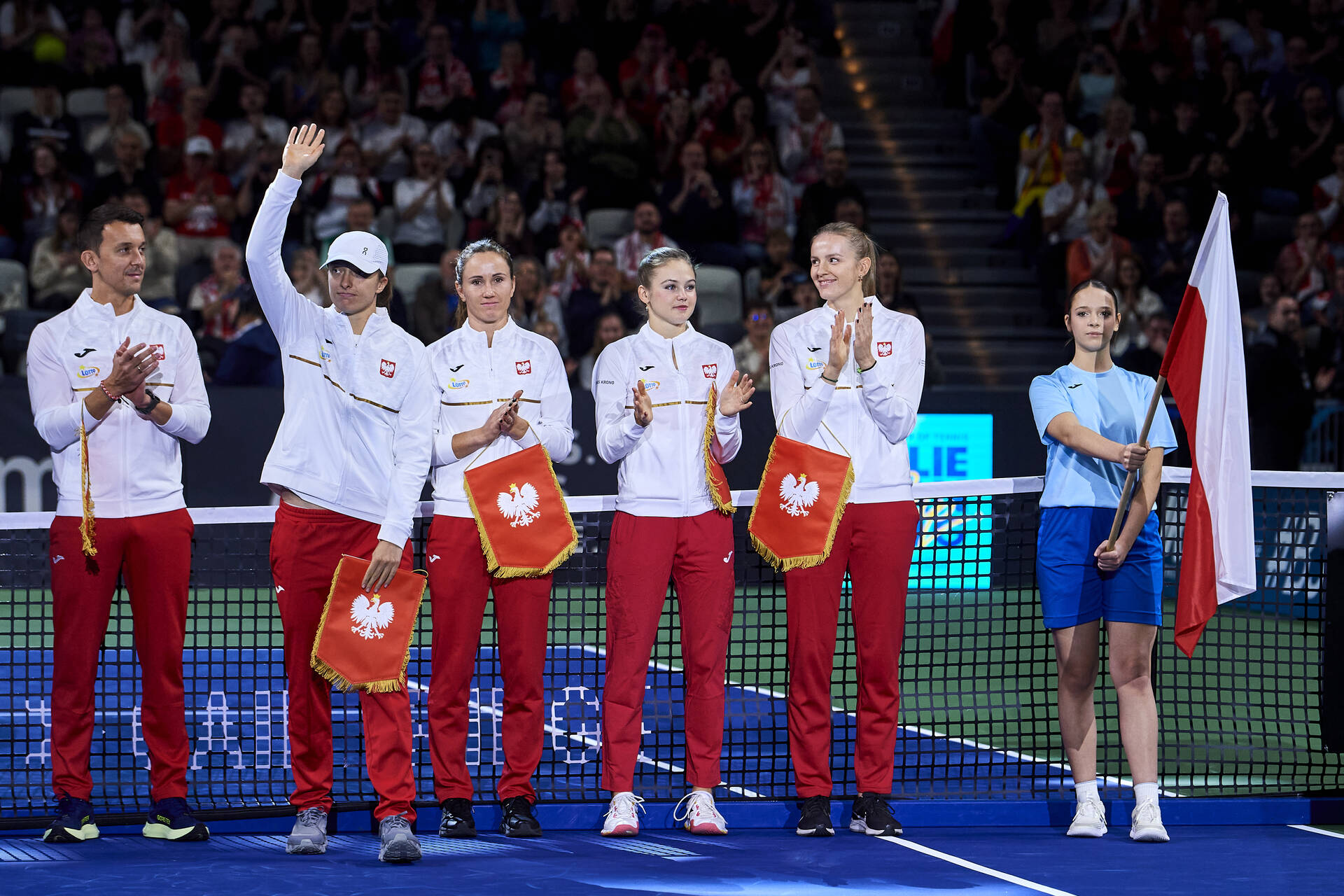 Swiatek & Team Poland at 2025 BJK Cup Play-offs