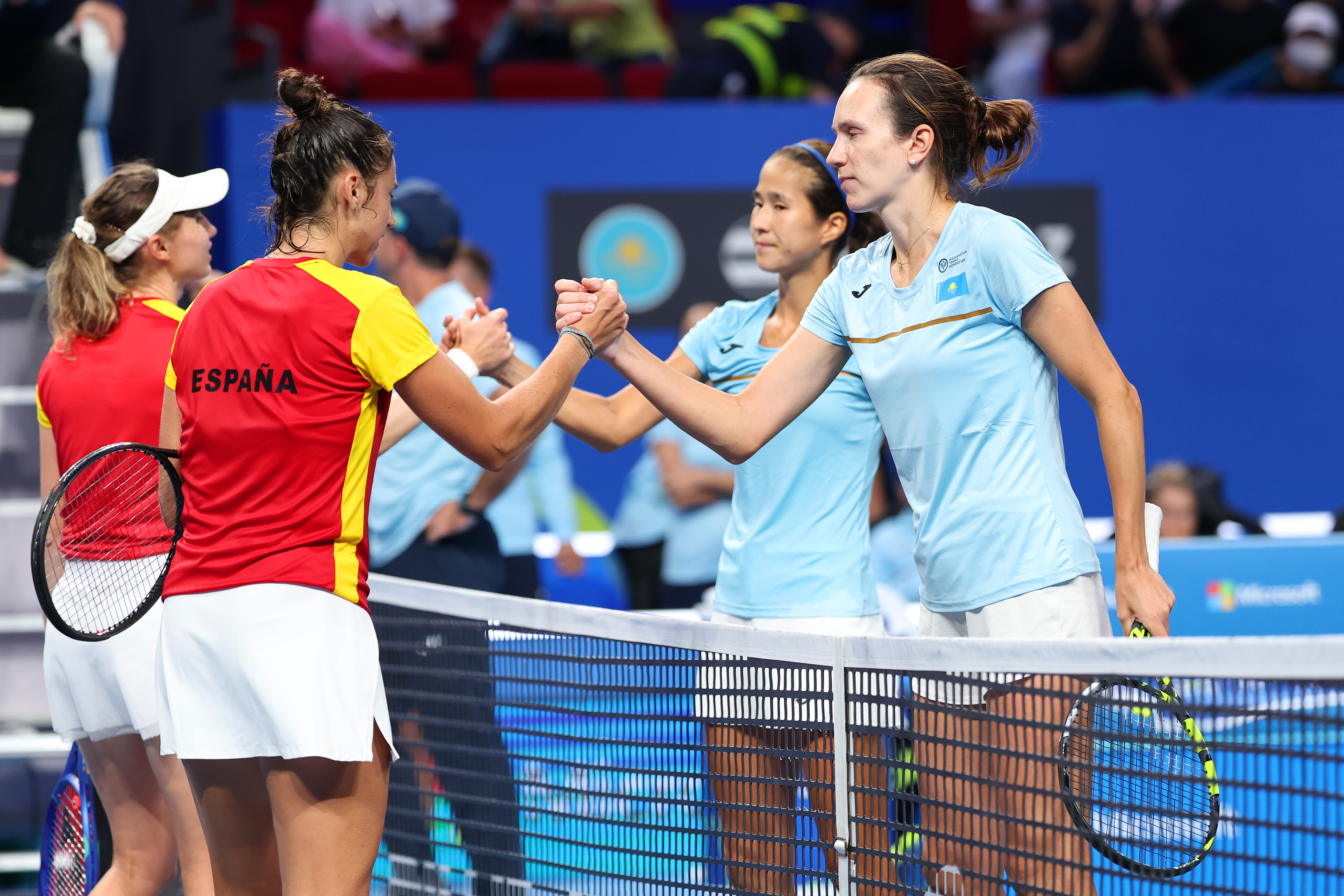 Spain v Kaz doubles teams